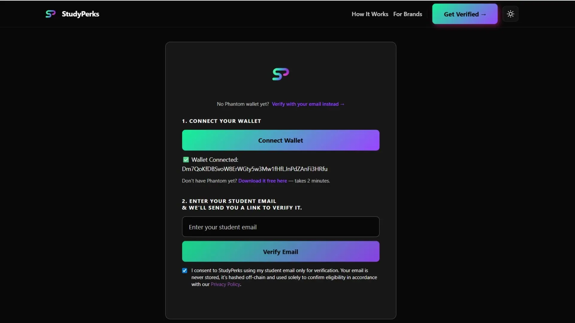 Screenshot 1 of StudyPerks