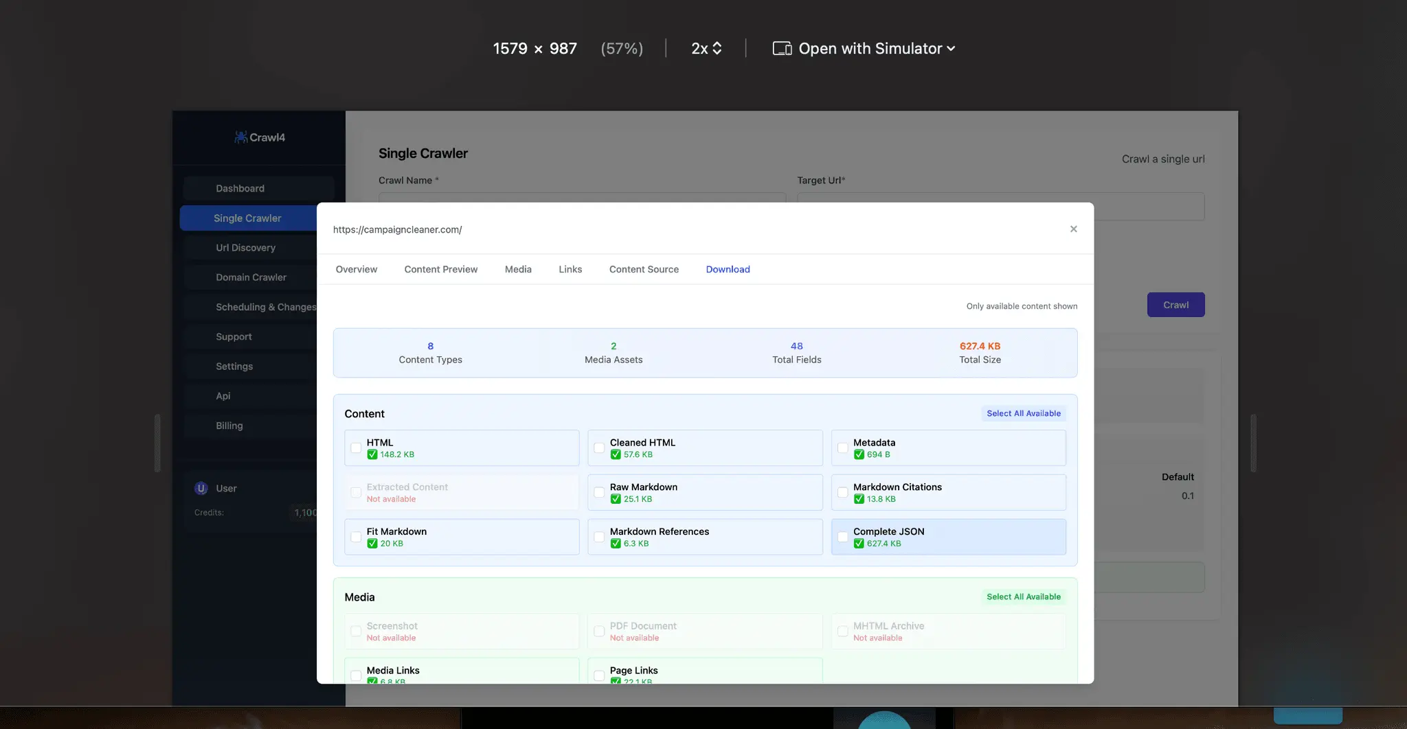 Screenshot 4 of Crawl4