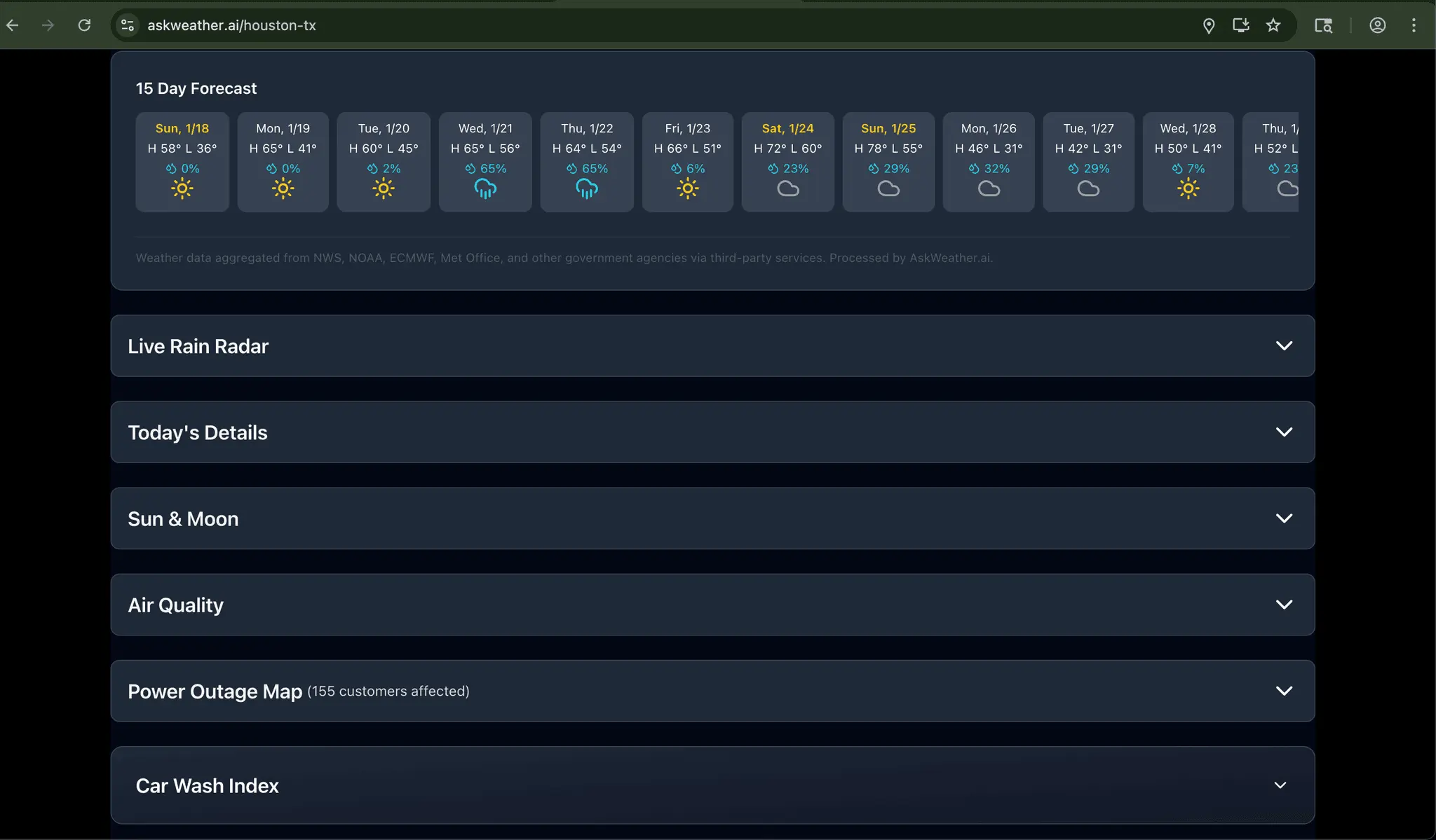 Screenshot 2 of Ask Weather