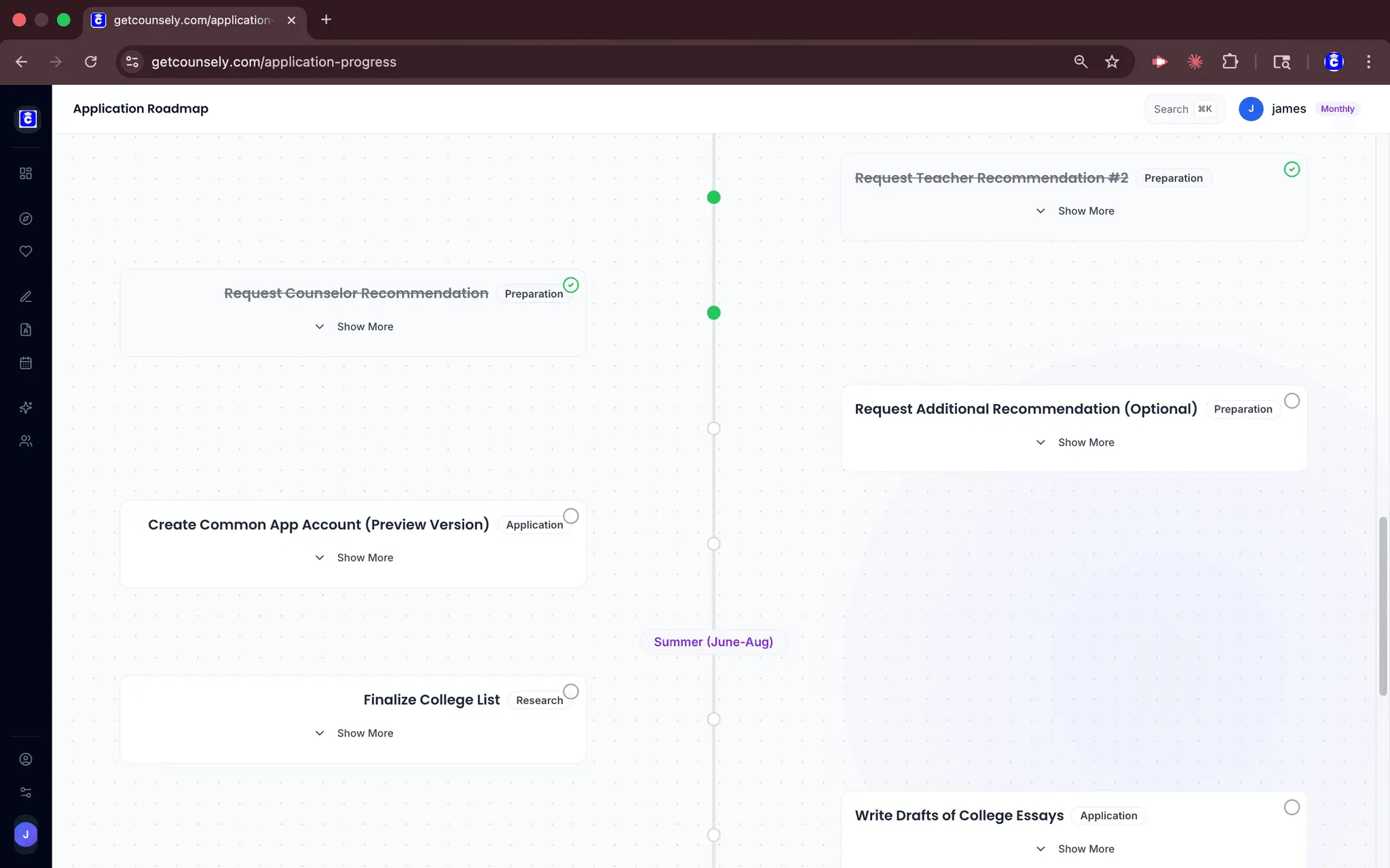Screenshot 1 of Counsely