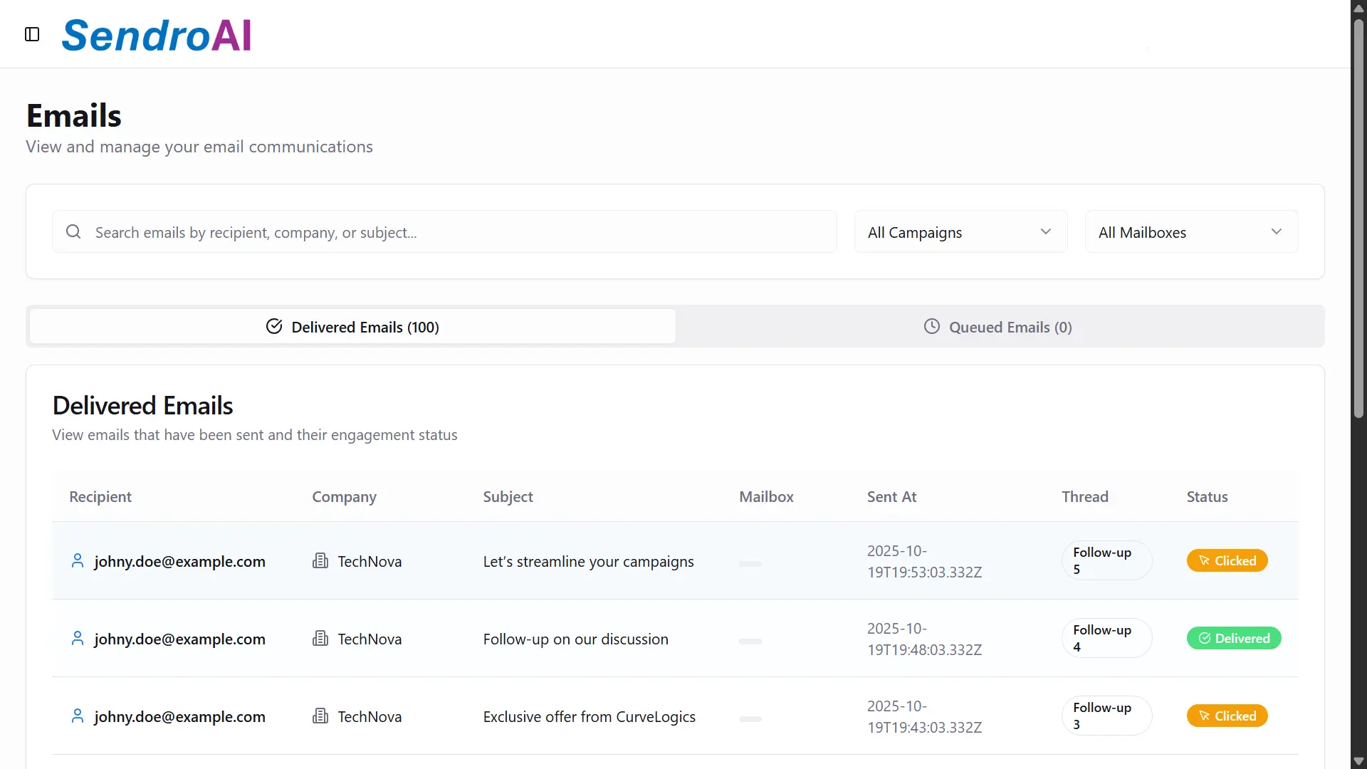 Screenshot 6 of SendroAI