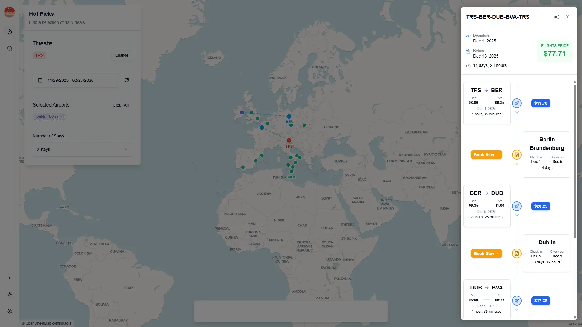 Screenshot 3 of Stays & Flights