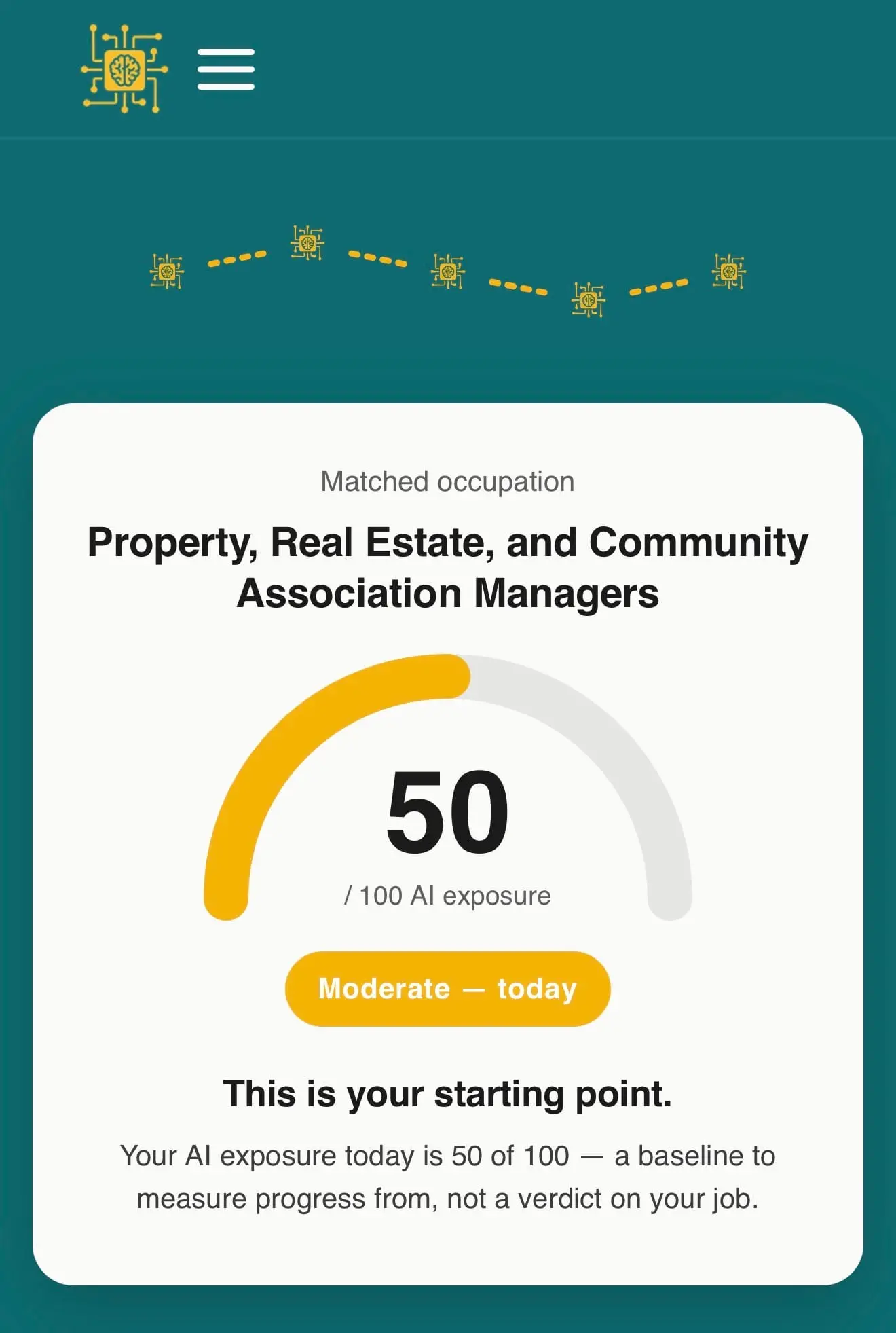 Screenshot 4 of AI Job Risk Check