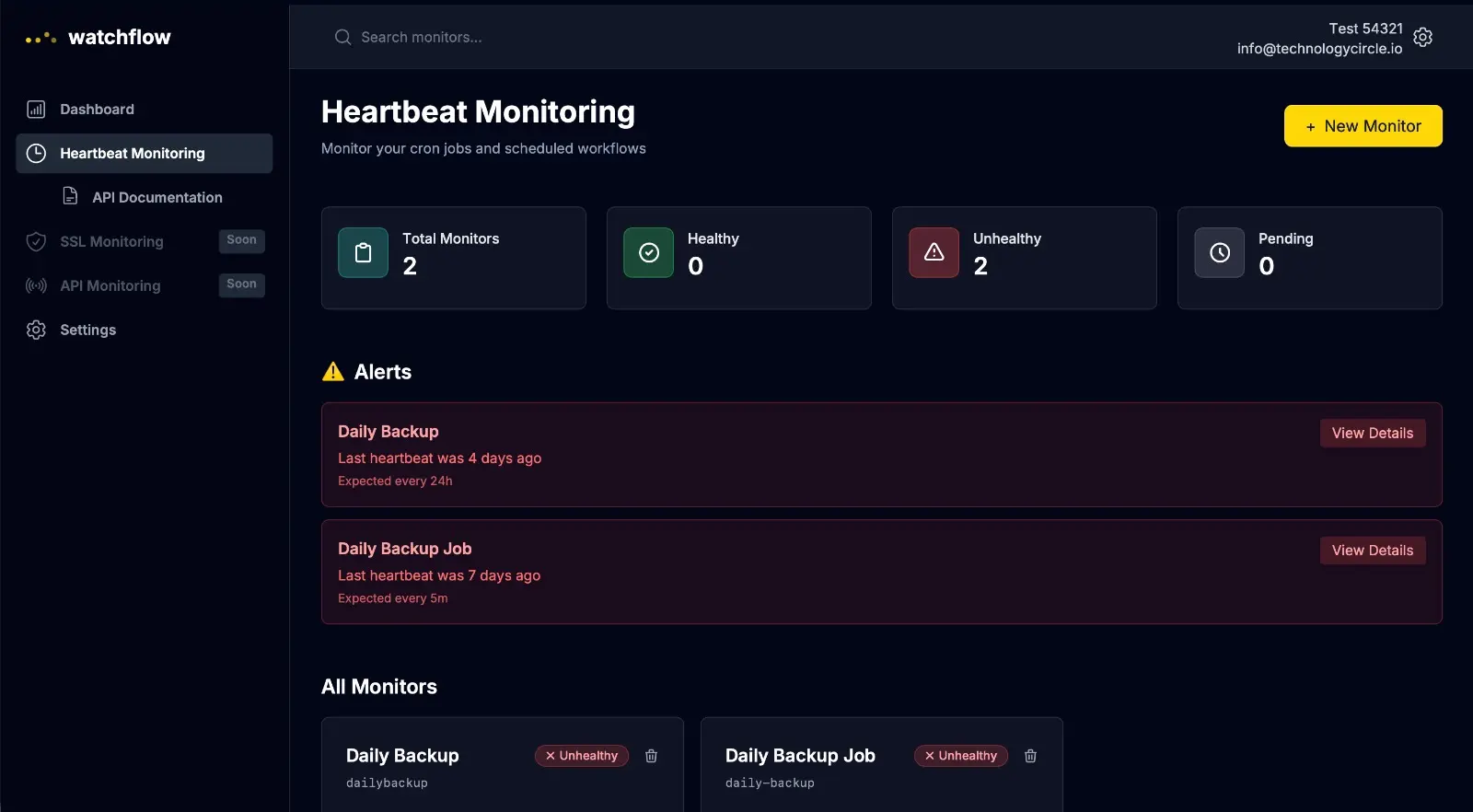 Screenshot 1 of Watchflow