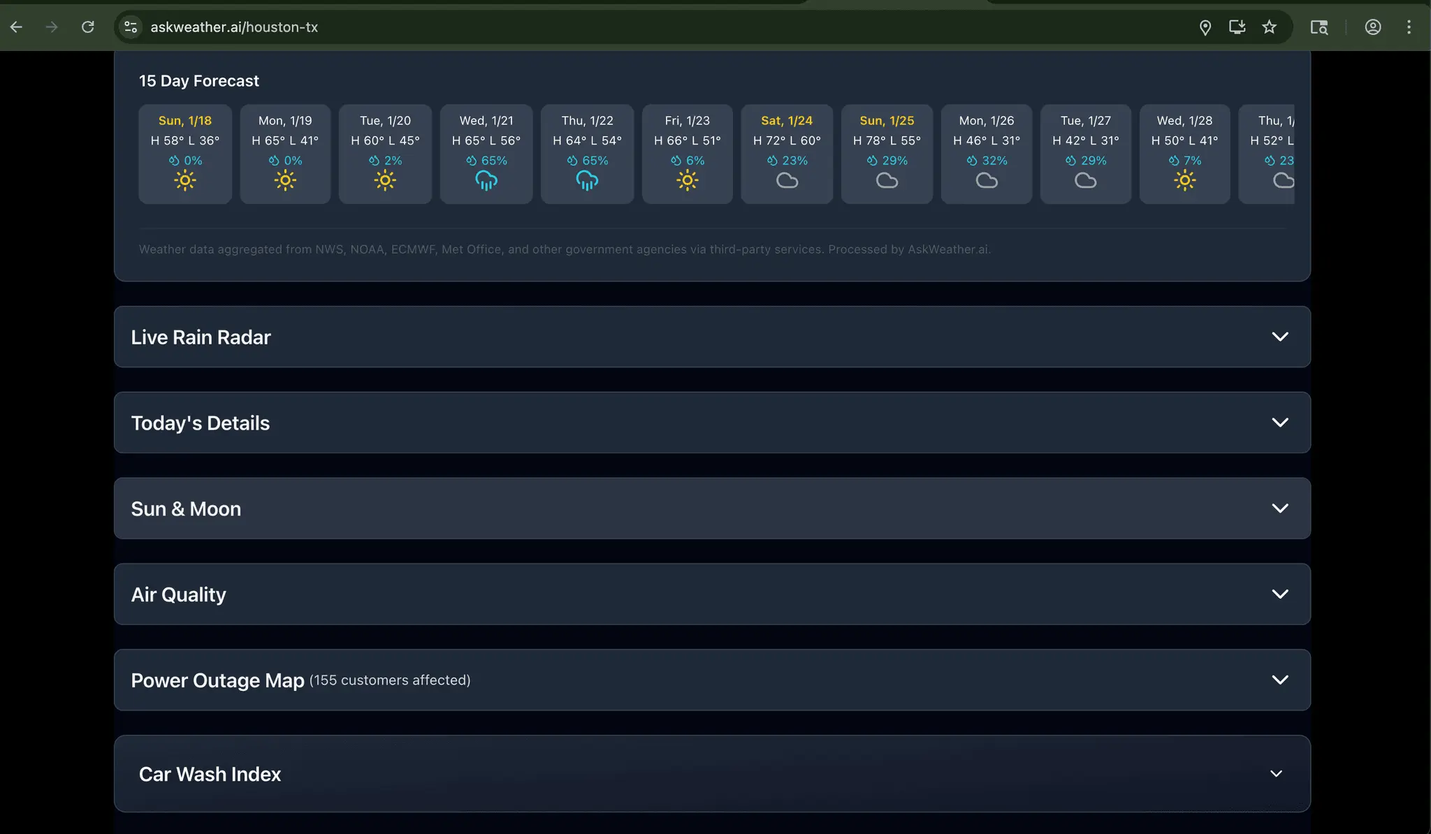 Screenshot 2 of AskWeather