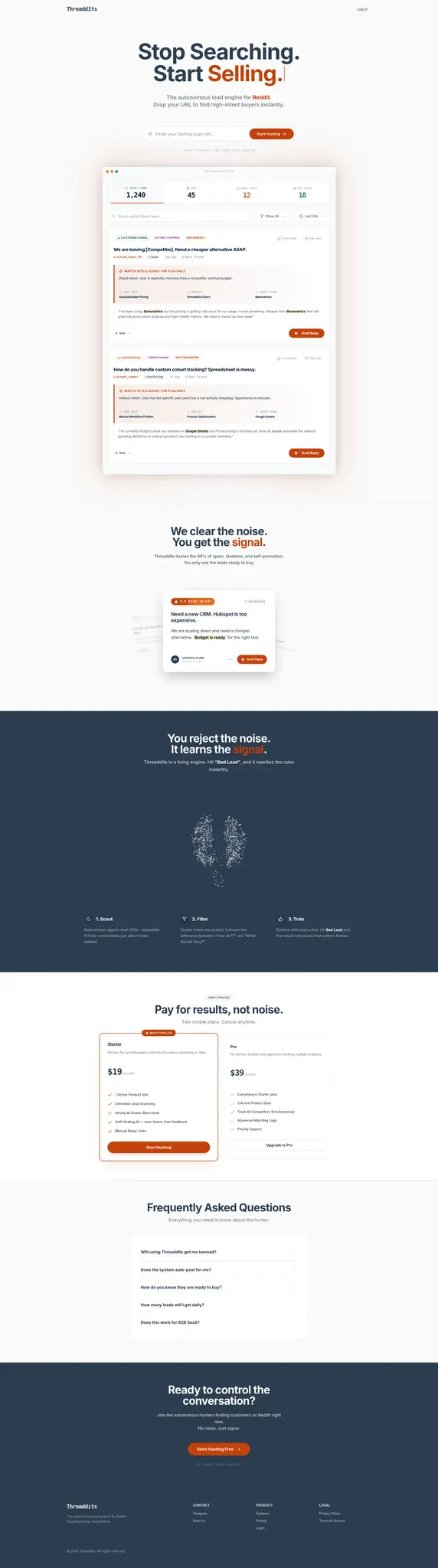 Screenshot 1 of Threaddits