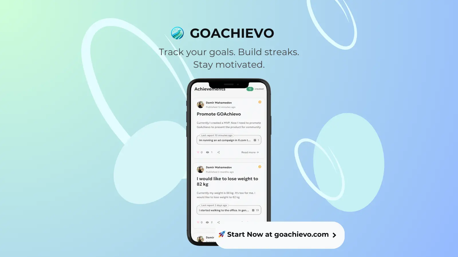 Screenshot 1 of GoAchievo