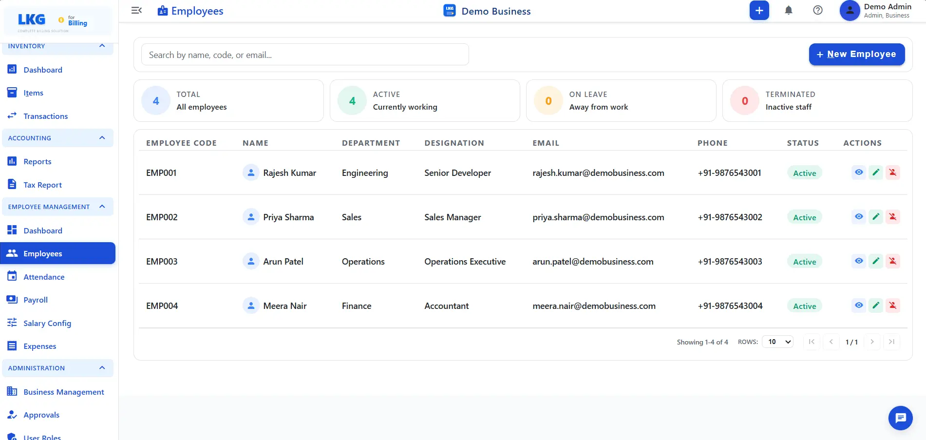 Screenshot 3 of LKG for Billing