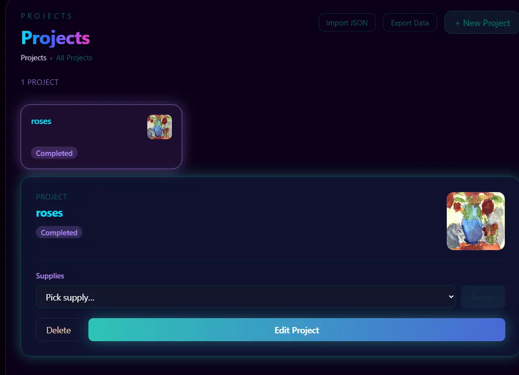 Screenshot 6 of ArtSupplyTracker