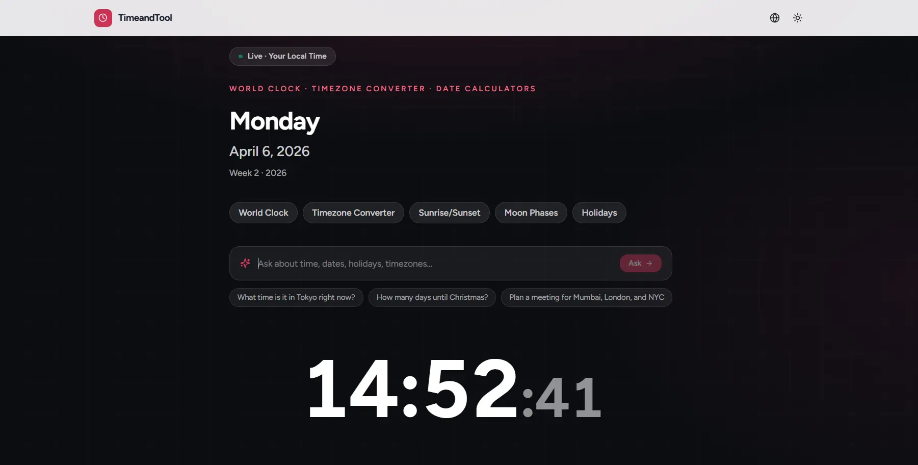 Screenshot 1 of TimeandTool
