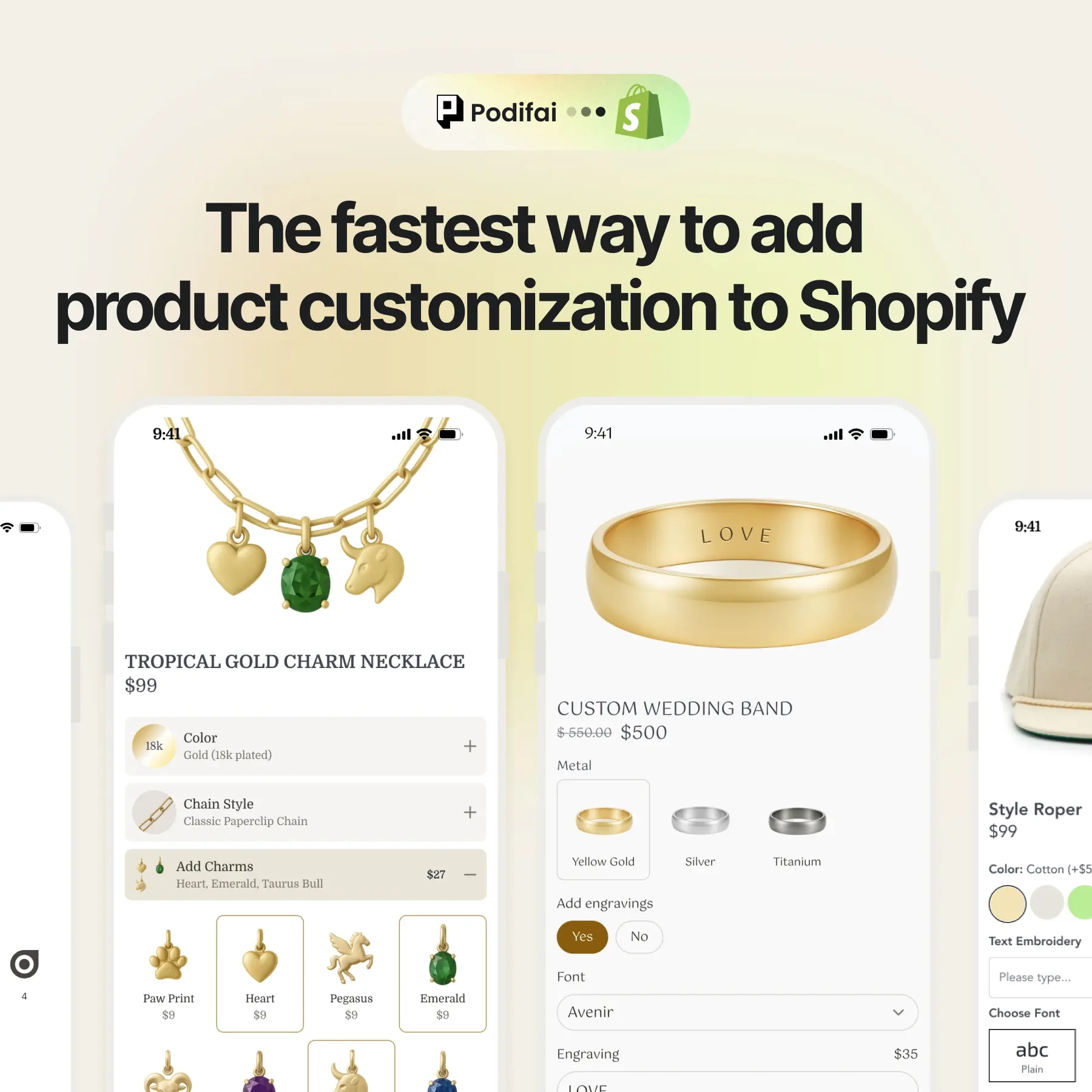 Screenshot 1 of Podifai Product Customizer