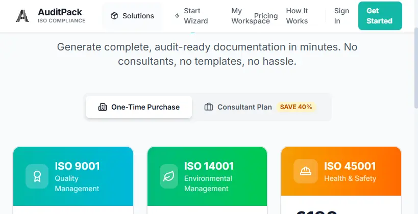 Screenshot 1 of AuditPack