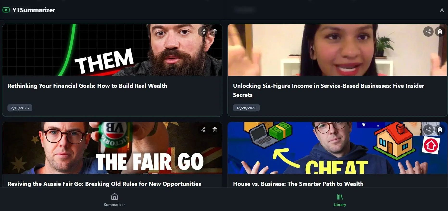 Screenshot 3 of YTSummarizer