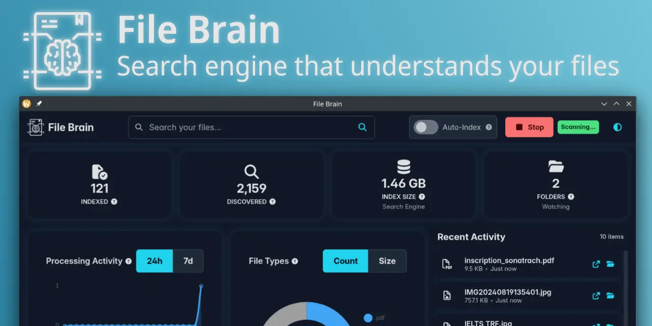 Screenshot 1 of File Brain