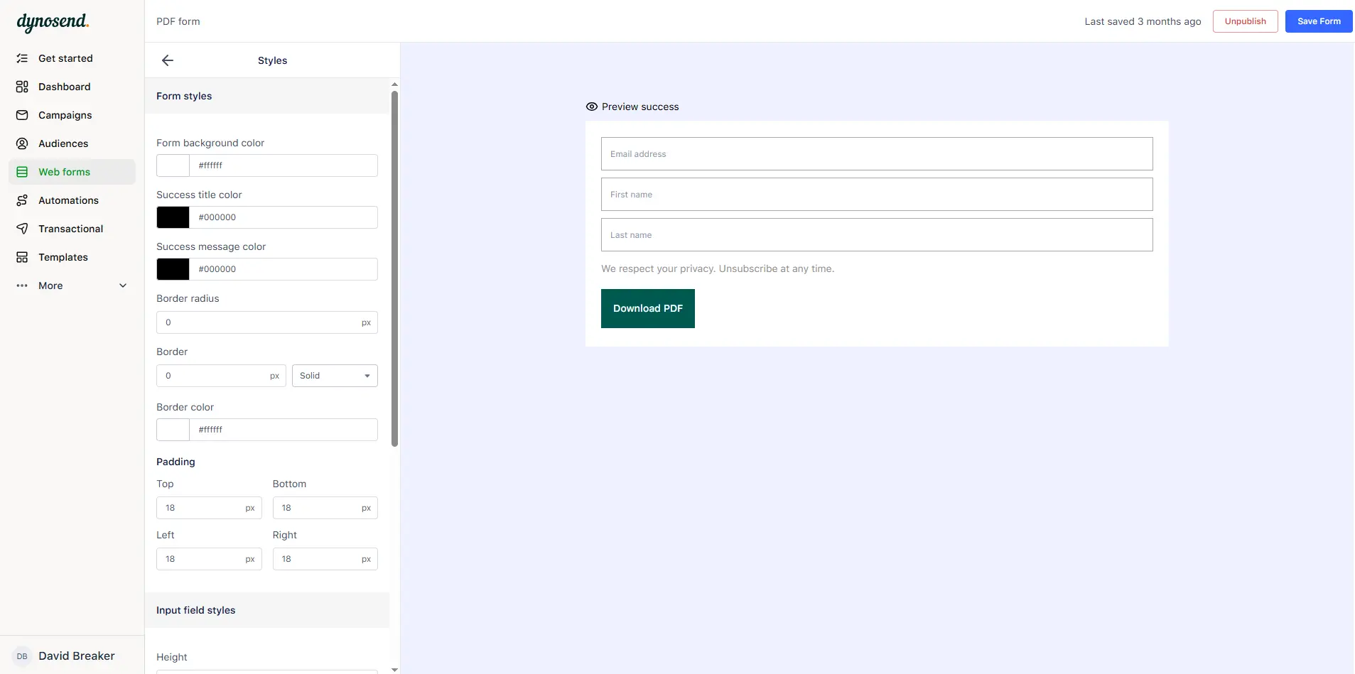 Screenshot 2 of Dynosend