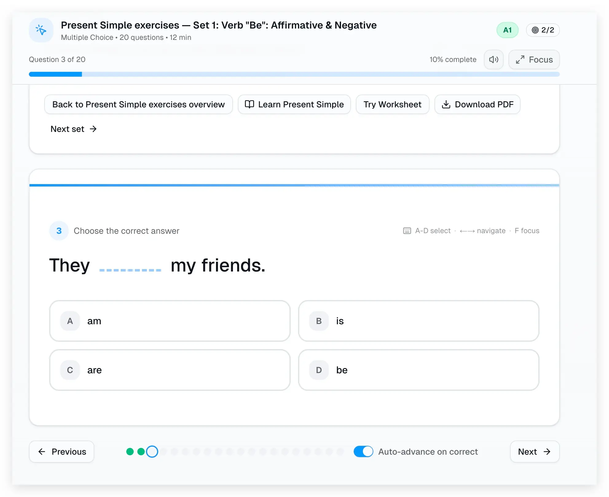 Screenshot 4 of English Grammar App