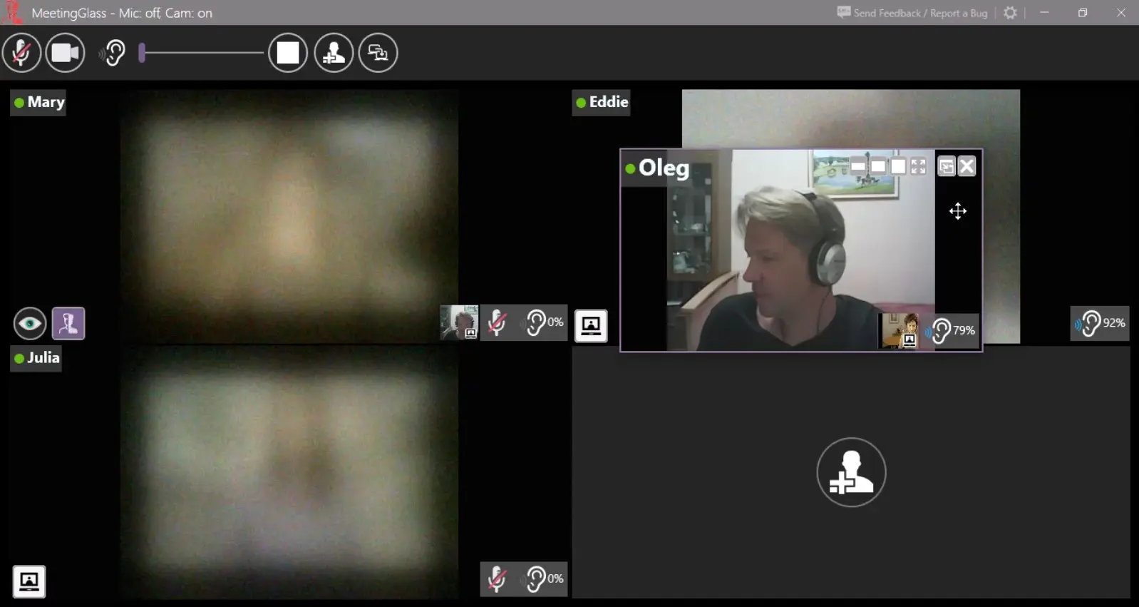 Screenshot 2 of MeetingGlass Video Meetings