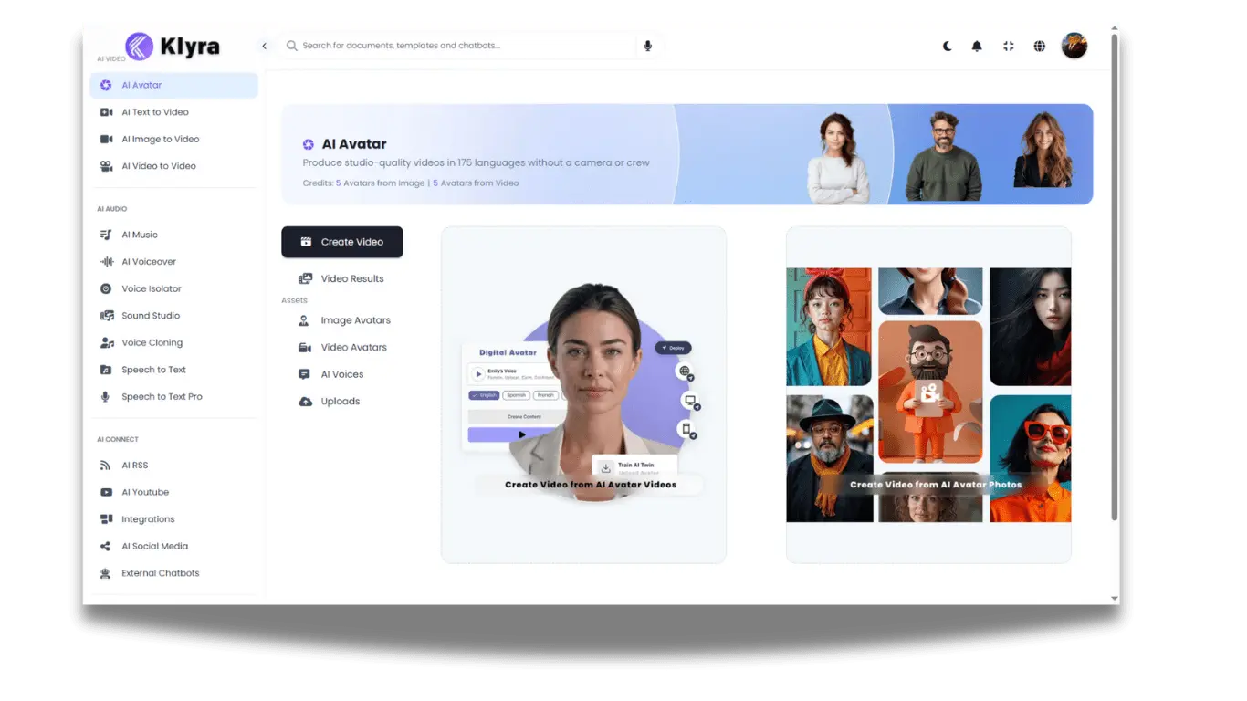 Screenshot 3 of Klyra AI