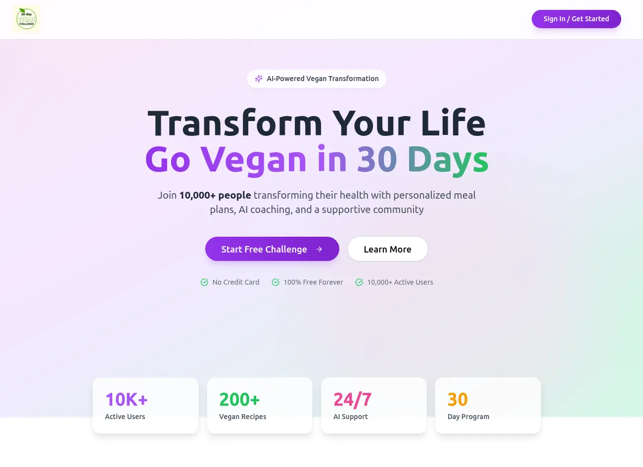 Screenshot 6 of Go Vegan Challenge