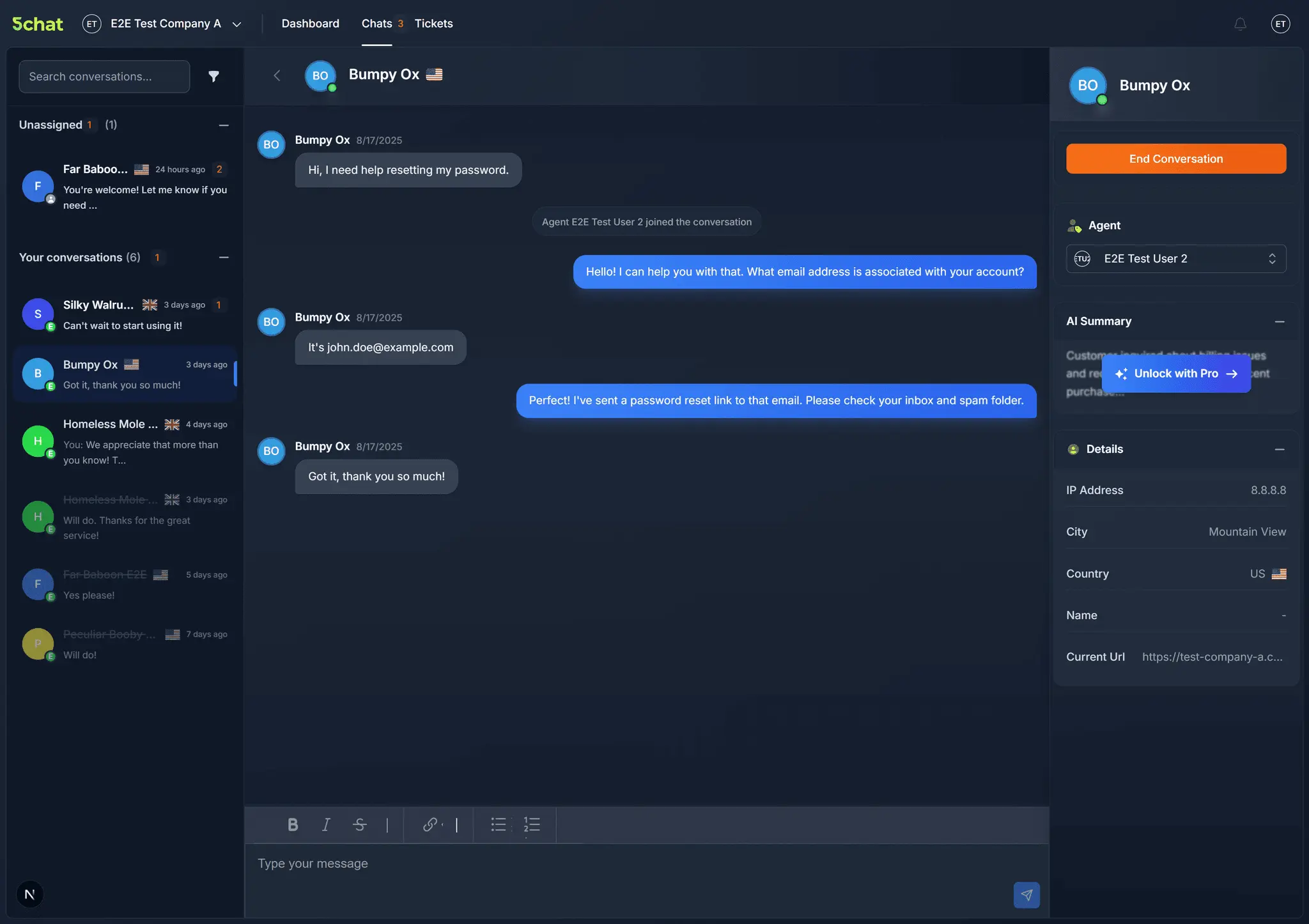 Screenshot 1 of 5chat