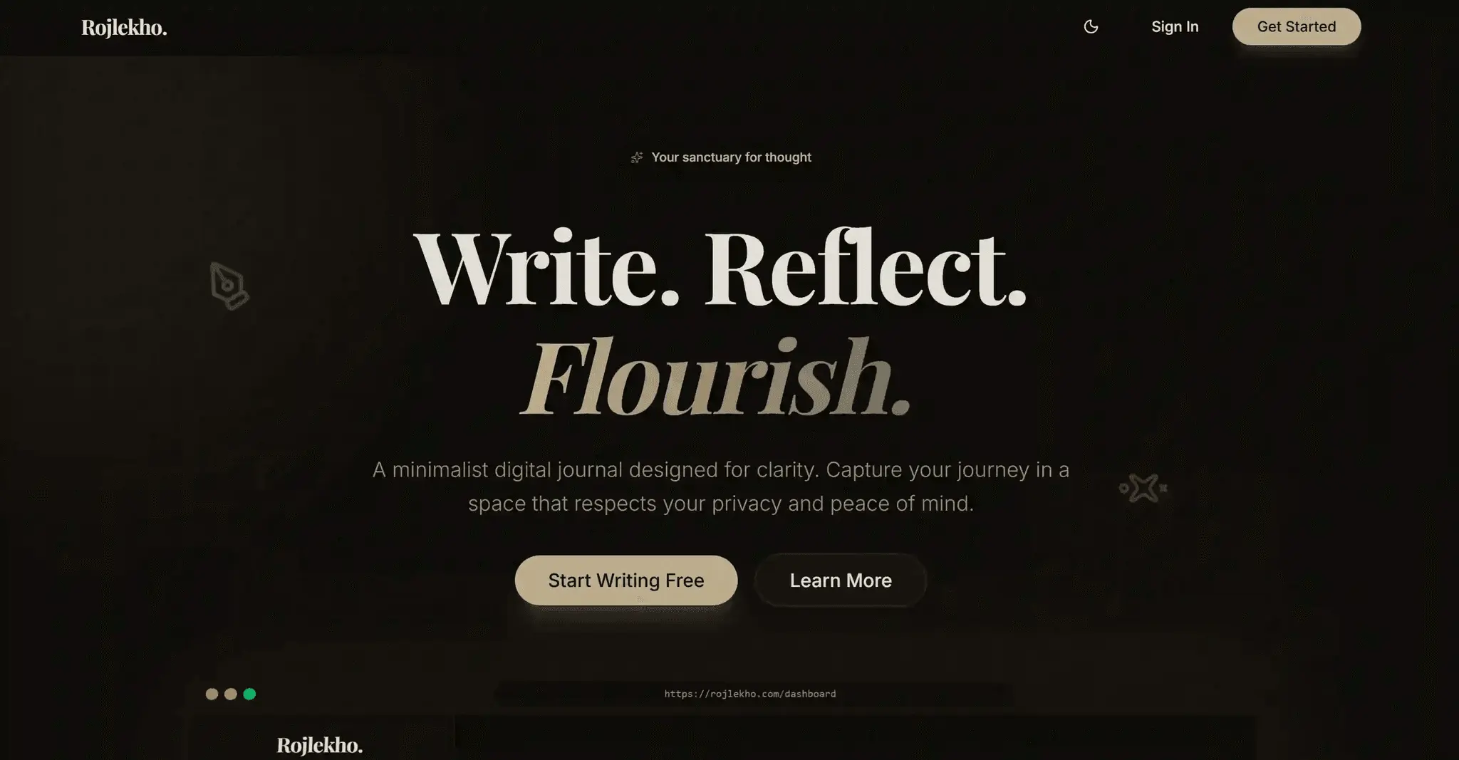 Screenshot 1 of Rojlekho - Your Digital Journal