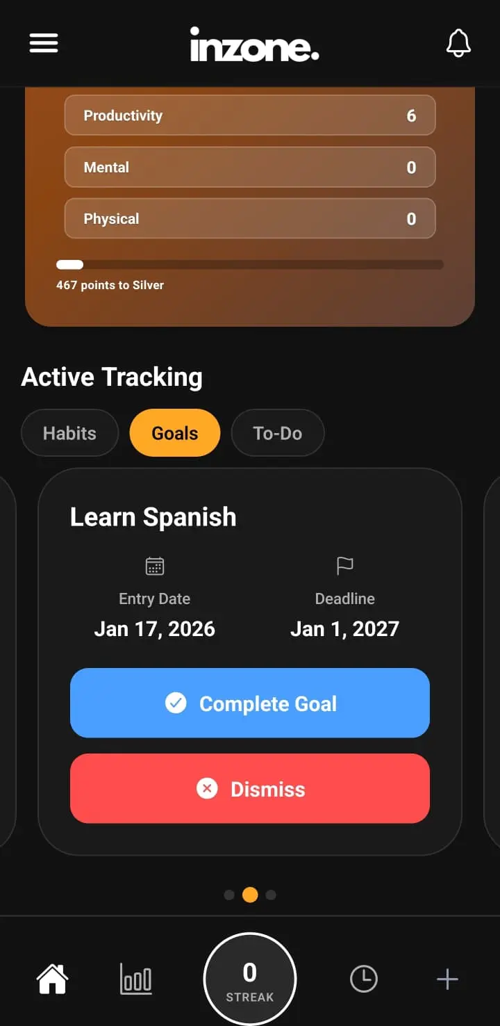 Screenshot 1 of inzone: Focus, Study, Timer