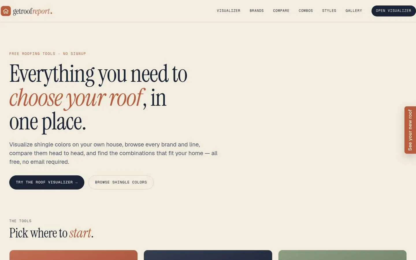 Screenshot 1 of RoofReport
