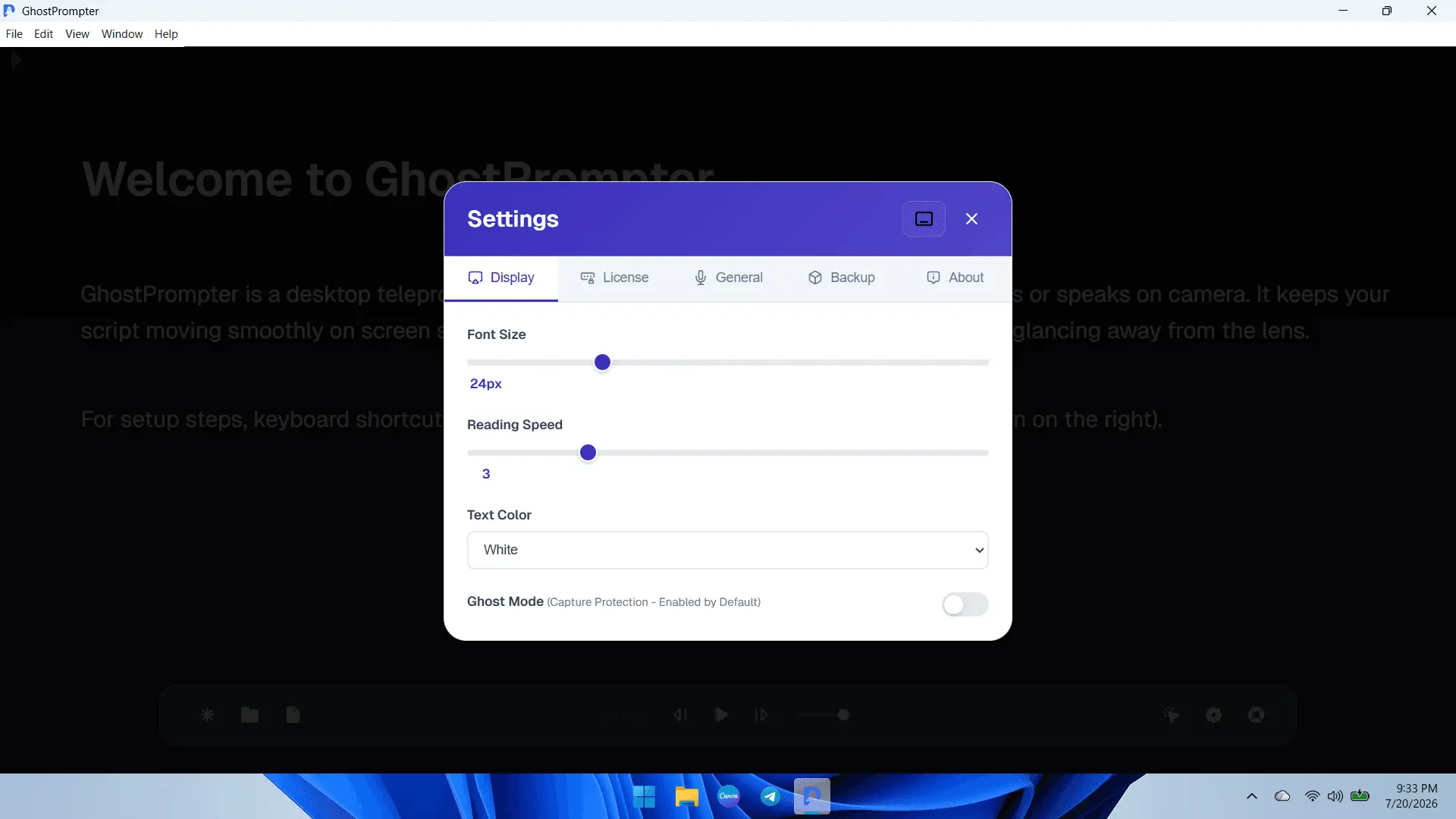 Screenshot 6 of GhostPrompter – Invisible Teleprompter