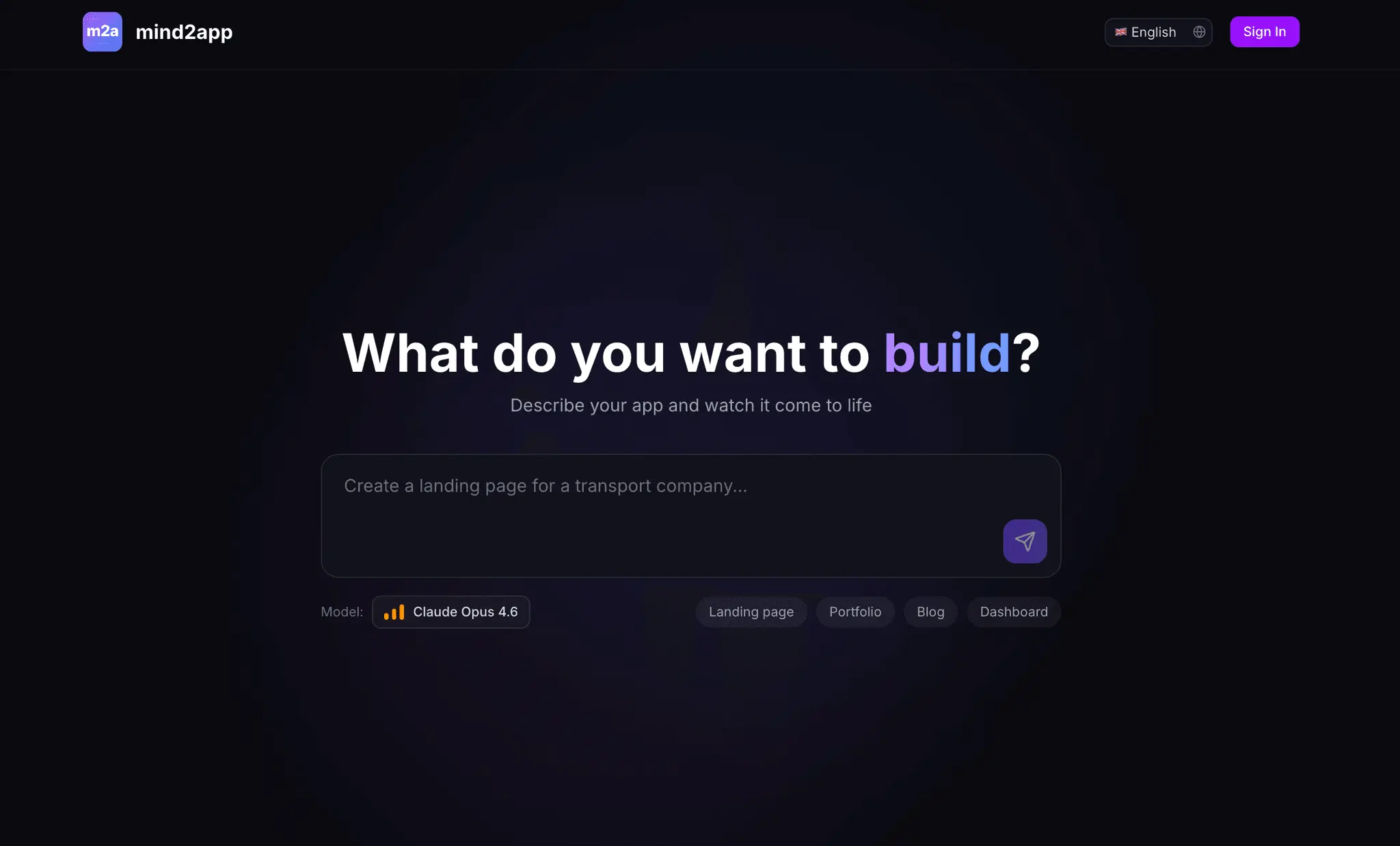 Screenshot 2 of mind2app