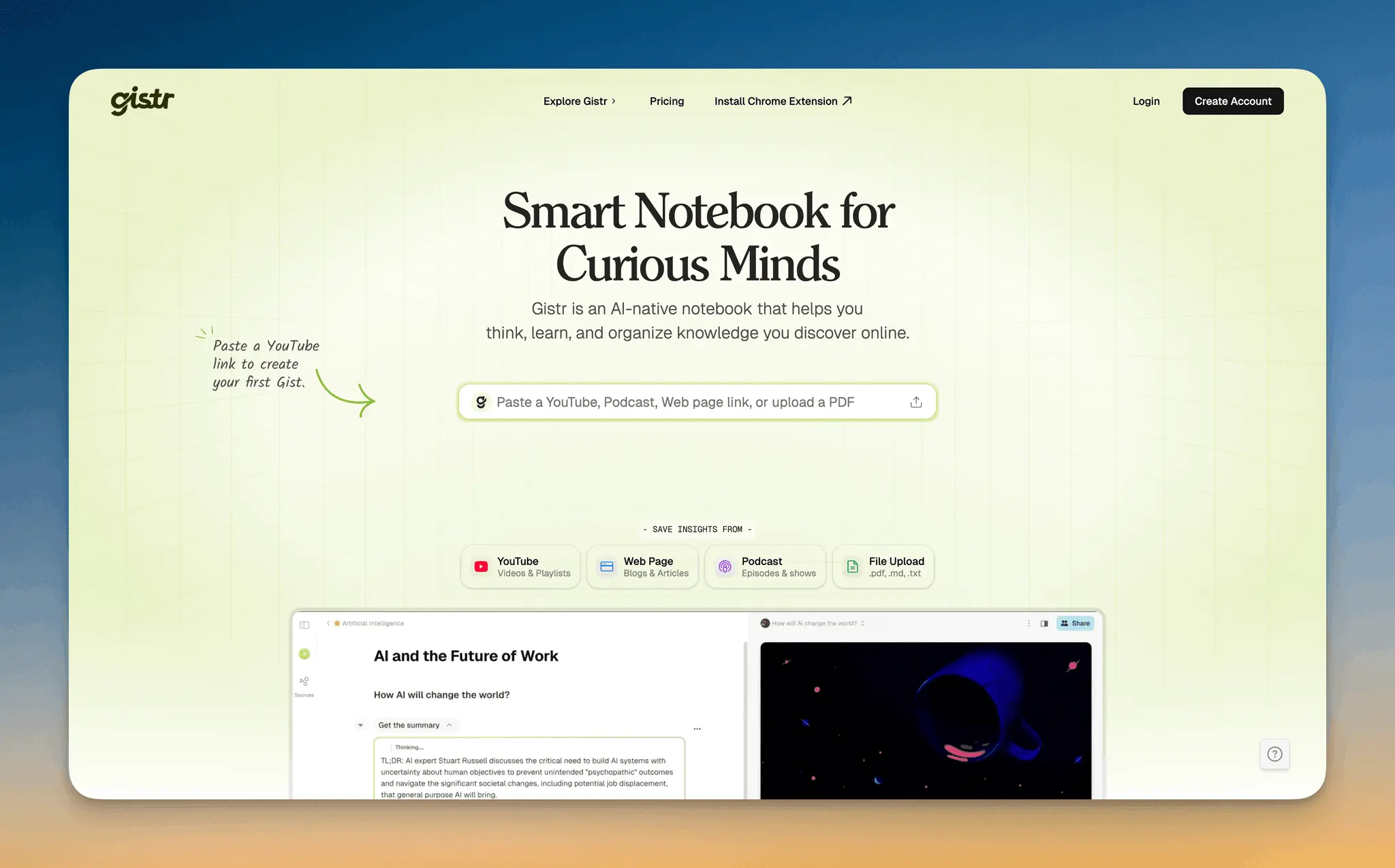 Screenshot 1 of Gistr