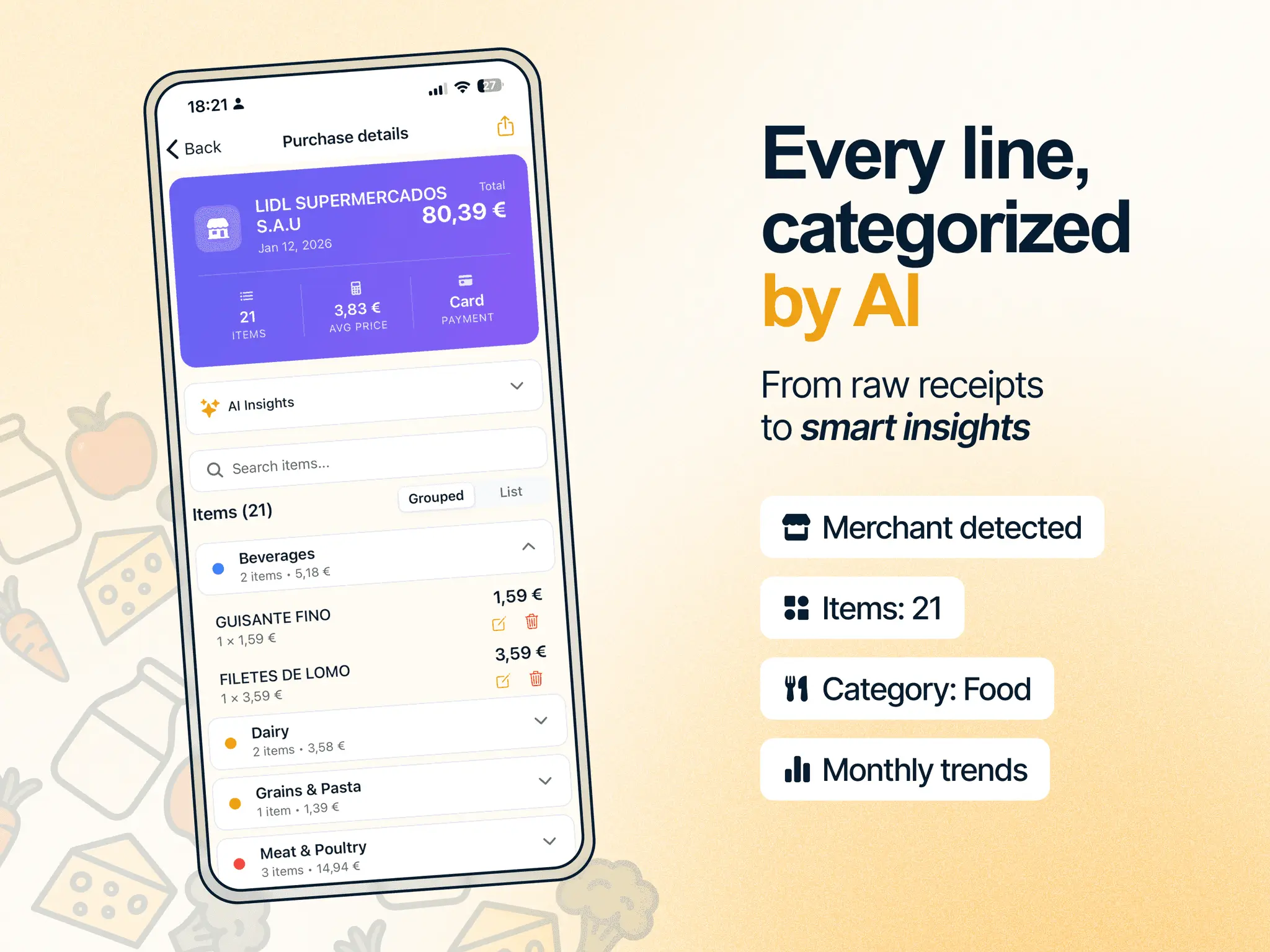 Screenshot 2 of Yomio: Smart Expense Tracker