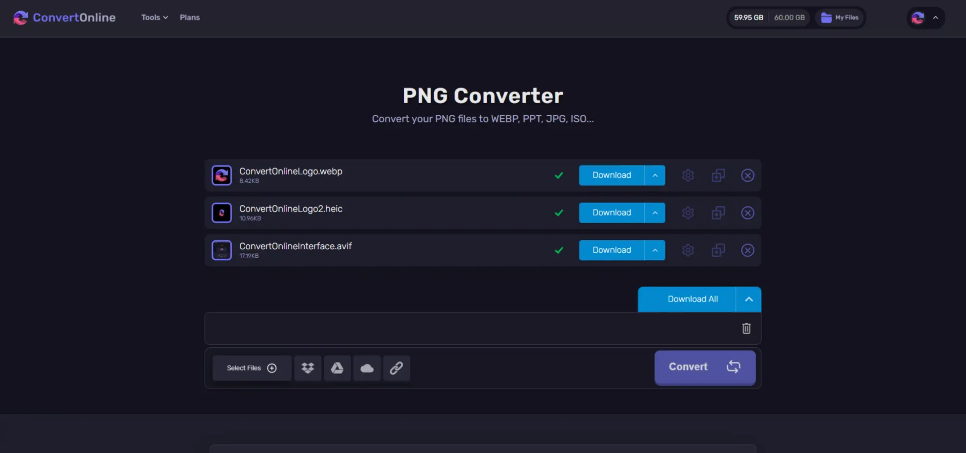 Screenshot 5 of ConvertOnline