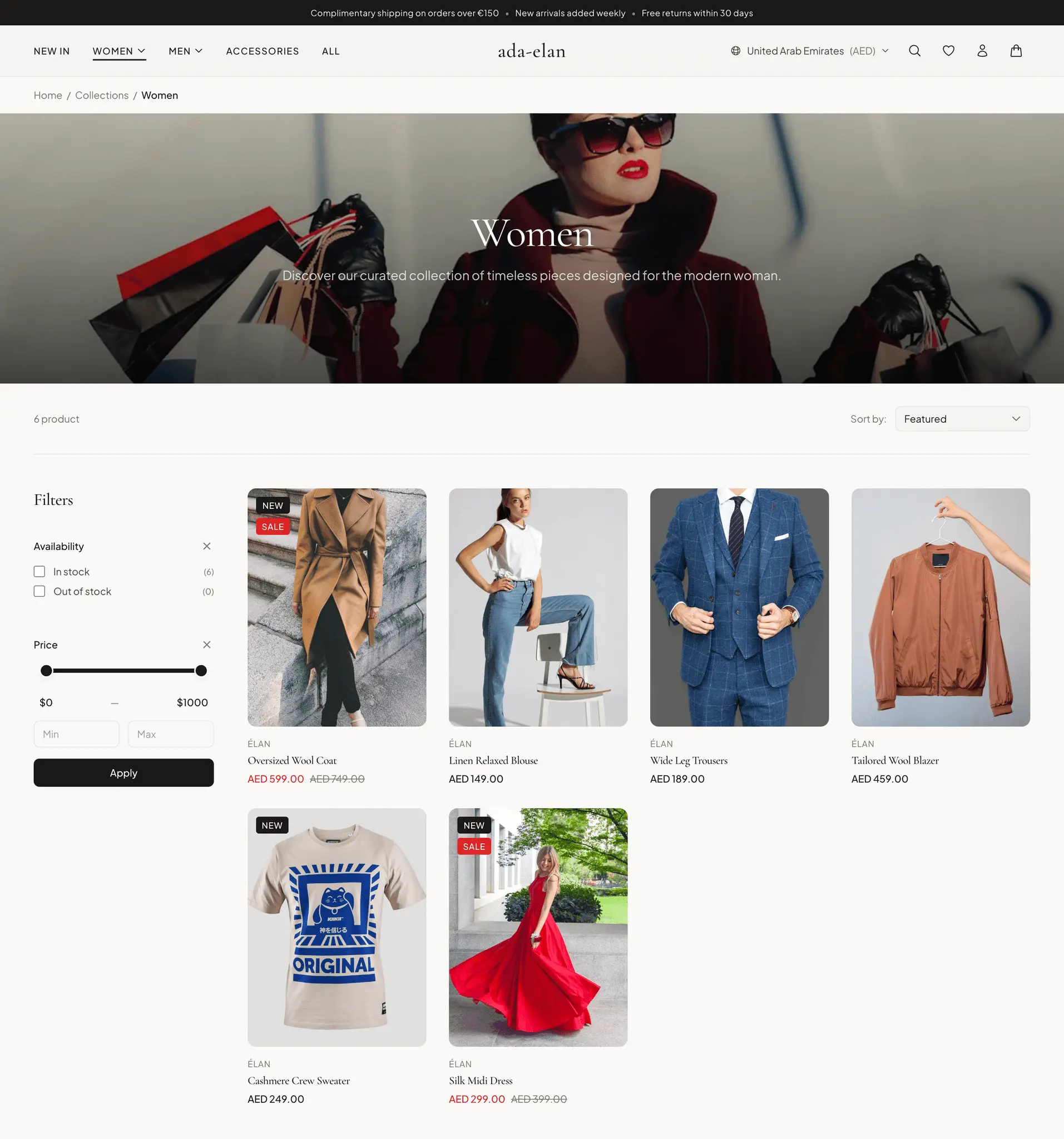 Screenshot 3 of Ada - Premium Shopify Hydrogen Starter K