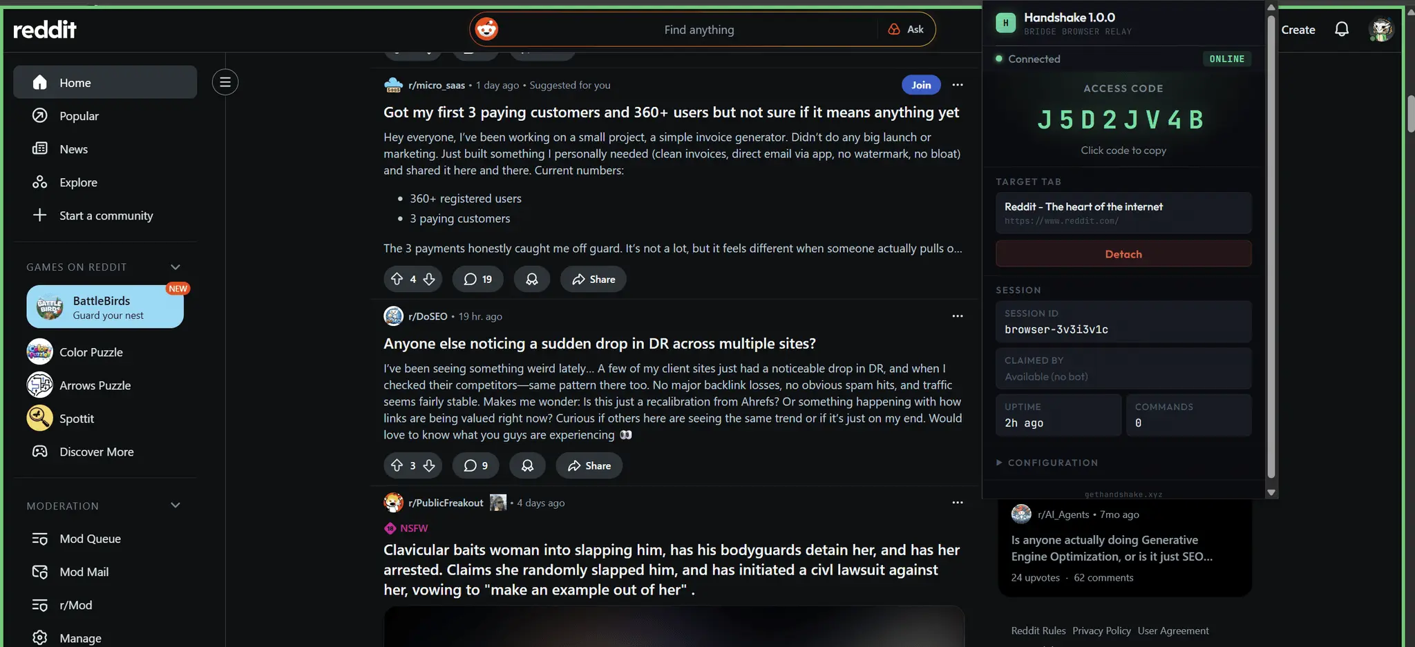 Screenshot 3 of Handshake