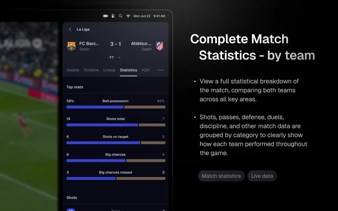 Screenshot 3 of Goal90 - Live football data in extension