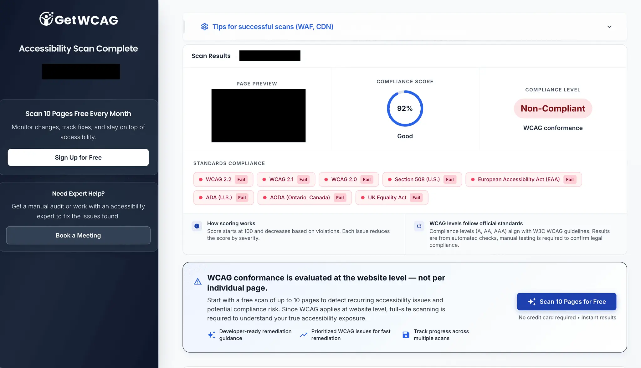 Screenshot 2 of GetWCAG