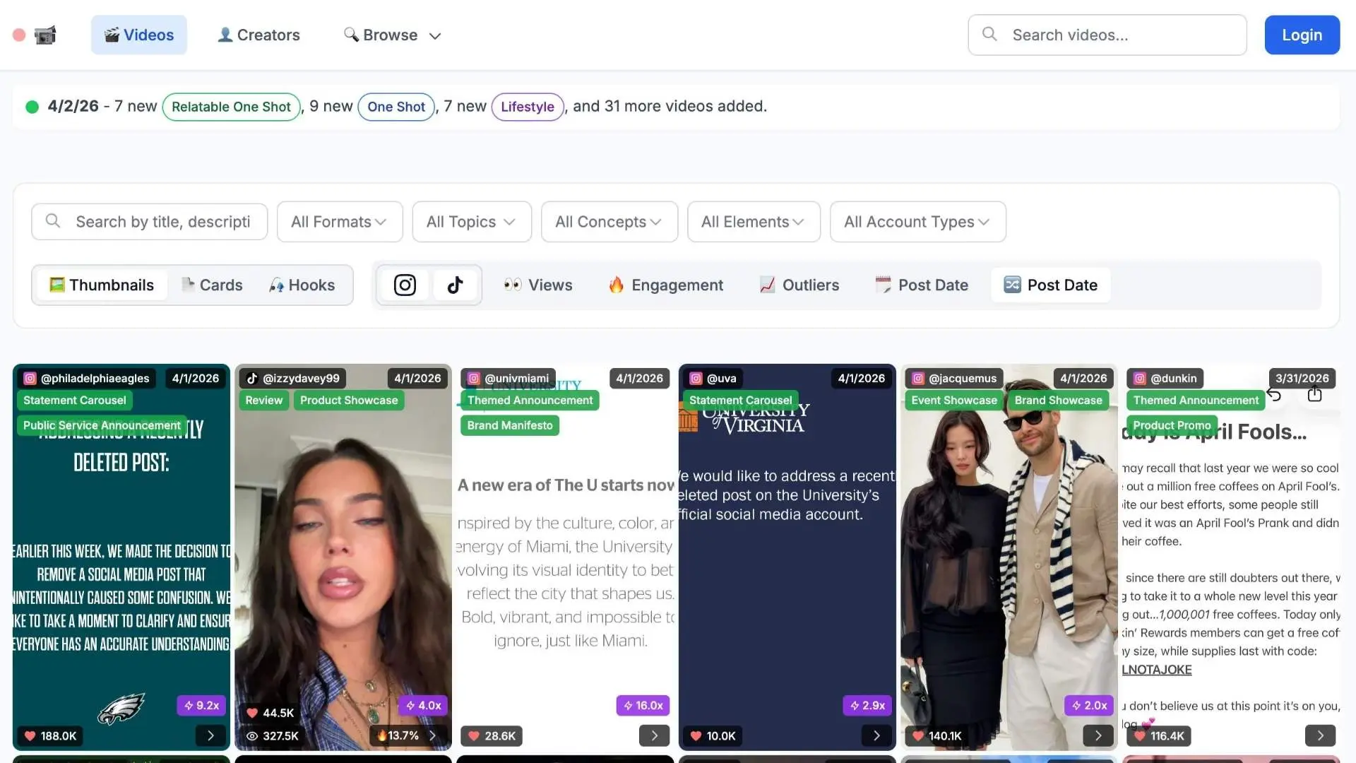 Screenshot 1 of Video Database
