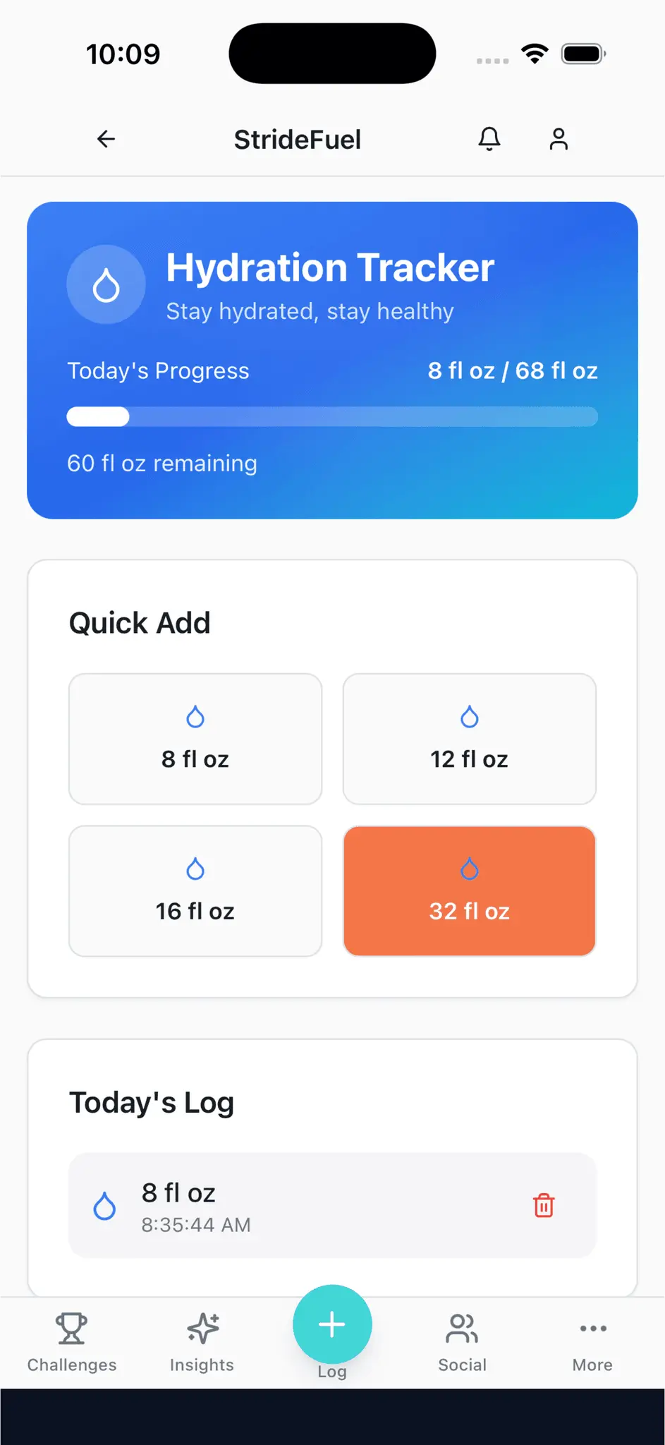Screenshot 4 of StrideFuel