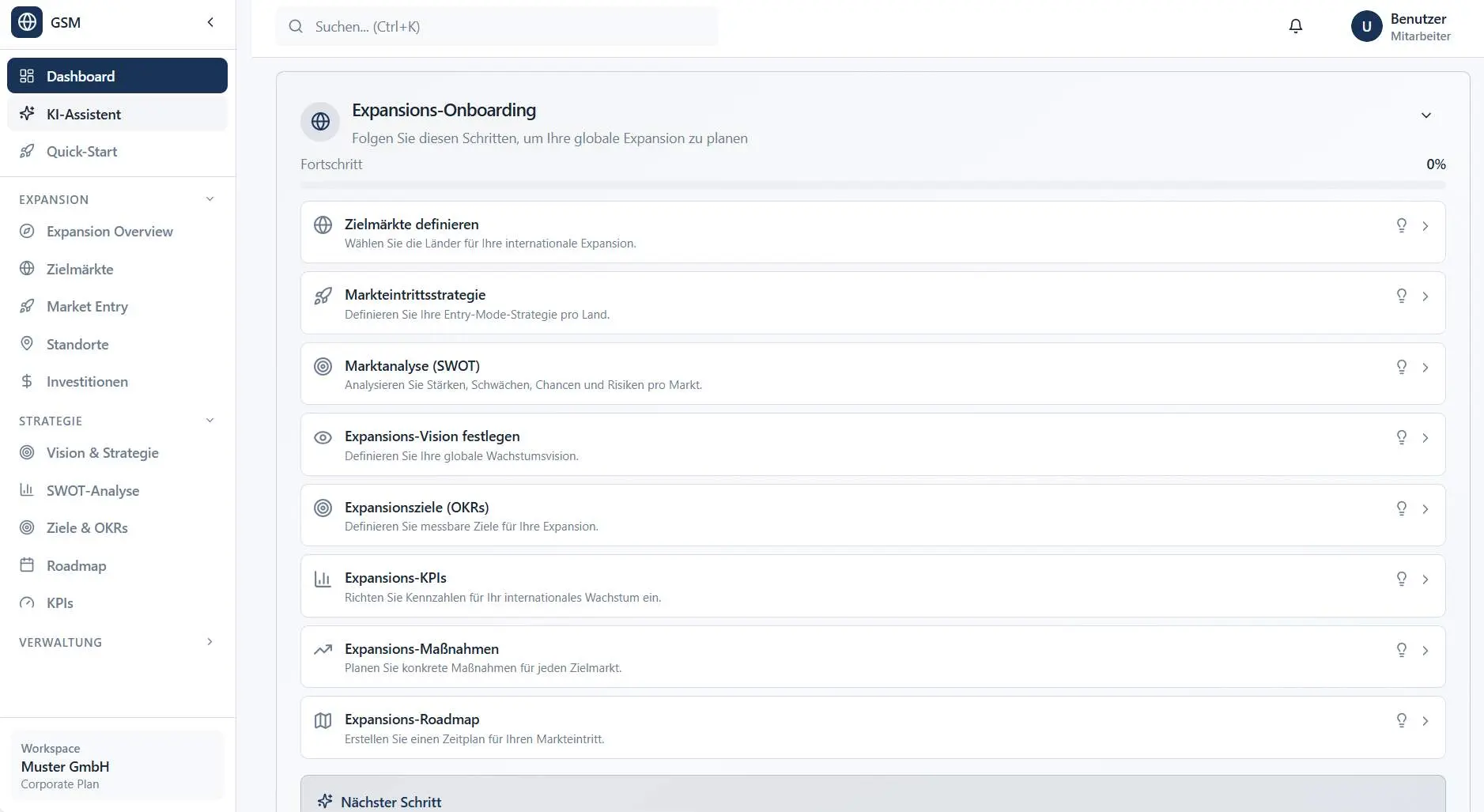 Screenshot 1 of GlobalStrategyManager
