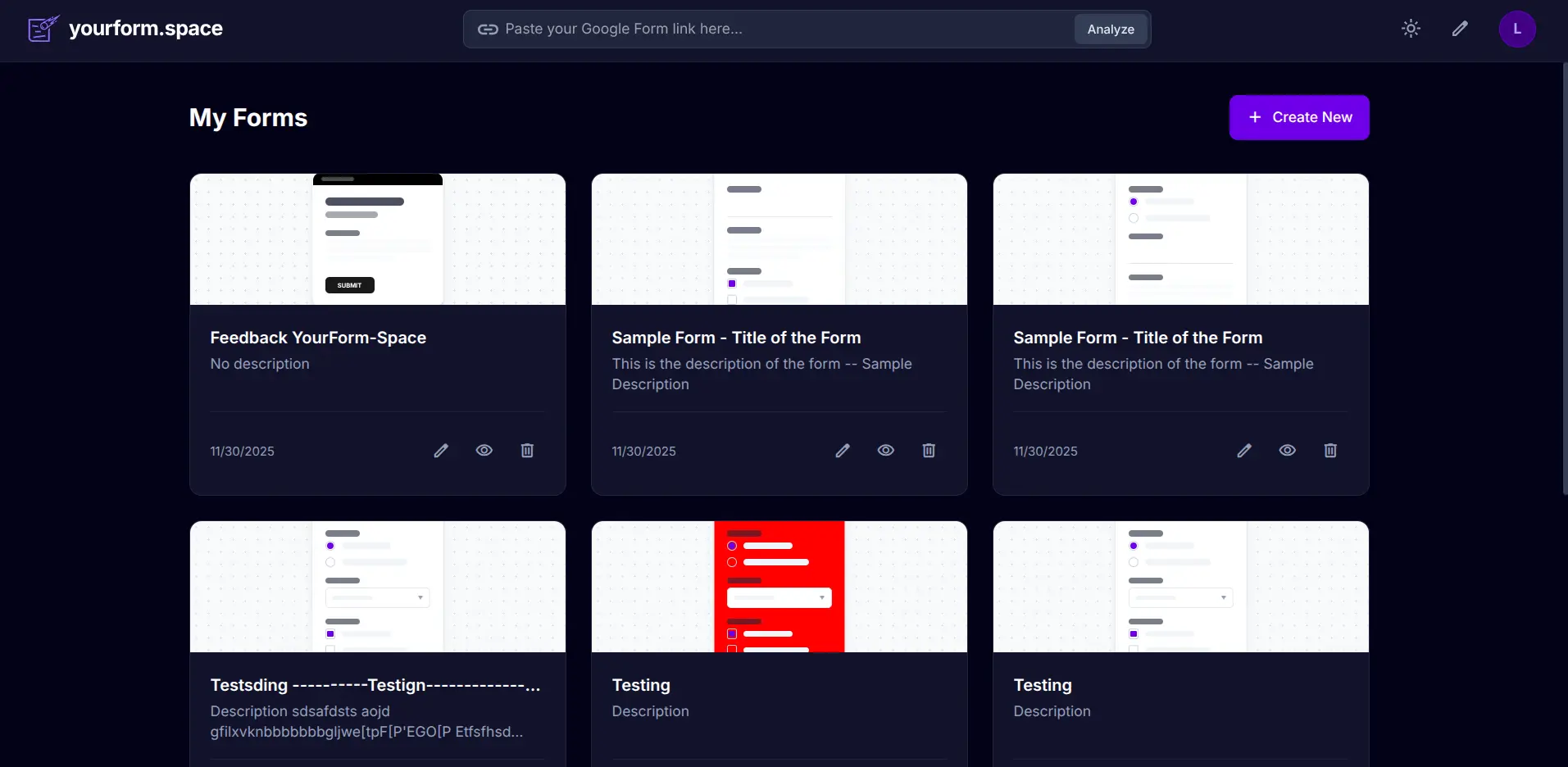 Screenshot 6 of YourForm.Space