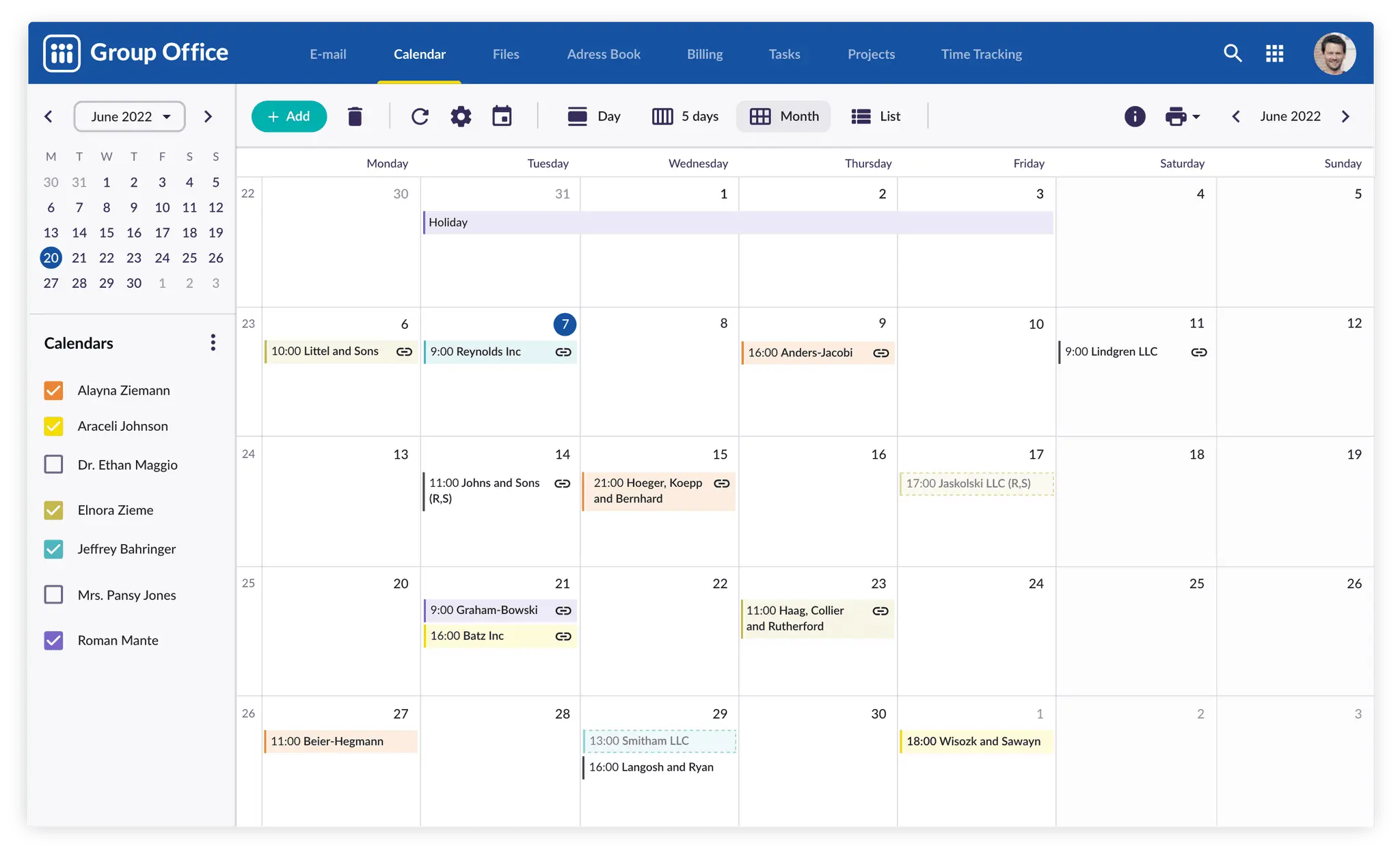 Screenshot 1 of GroupOffice