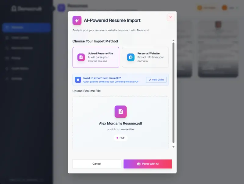 Screenshot 4 of Democruit