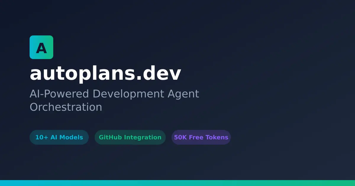 Screenshot 1 of autoplans.dev - AI-Powered Development A