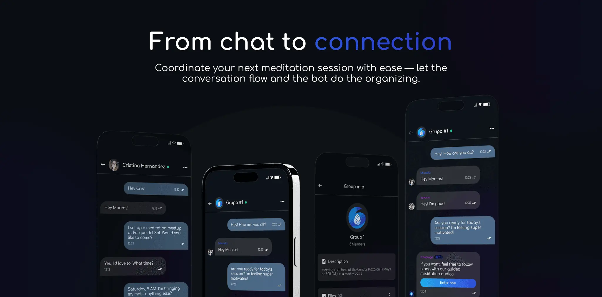 Screenshot 5 of Pinealage - Group Meditation App