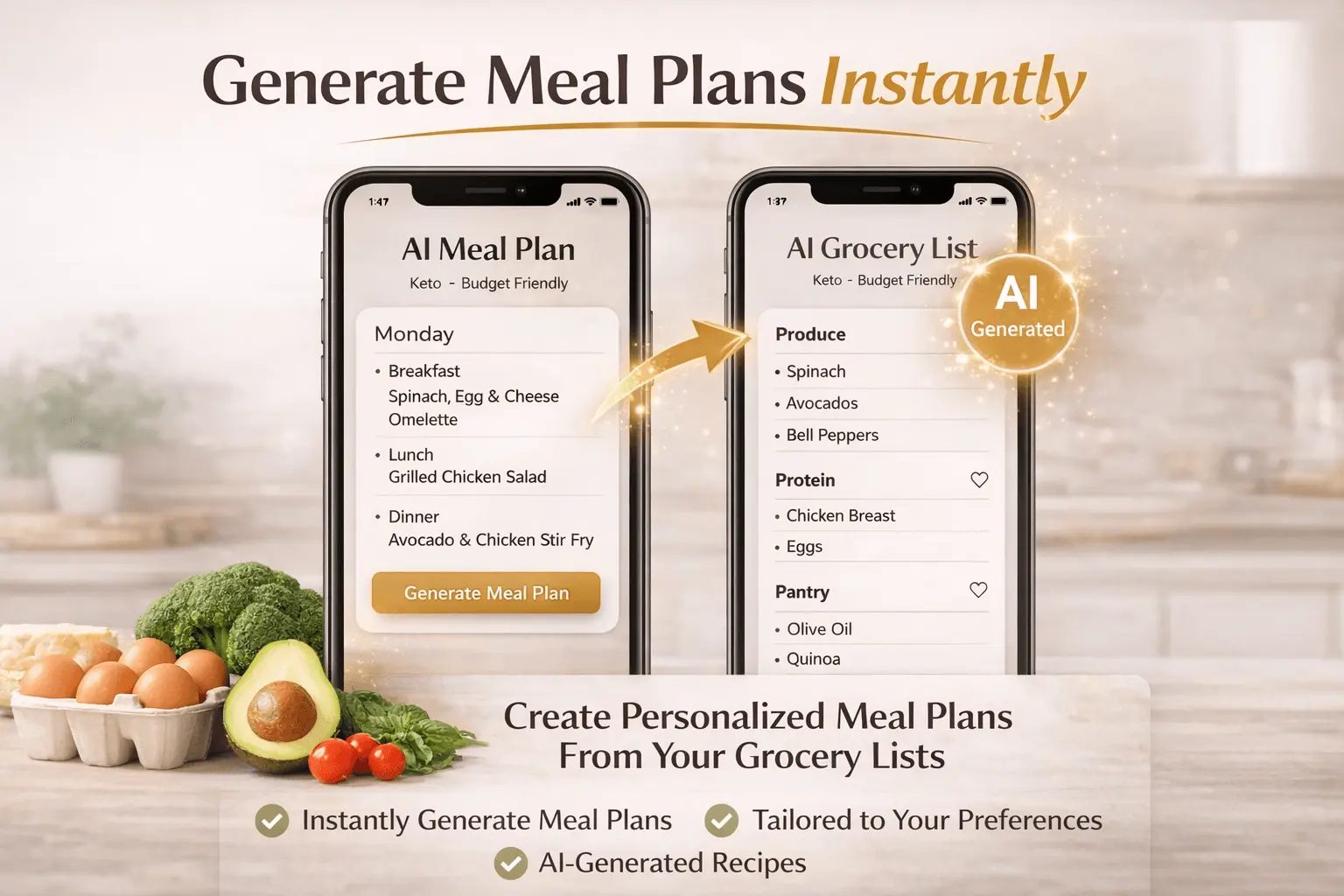 Screenshot 3 of Grocery List AI