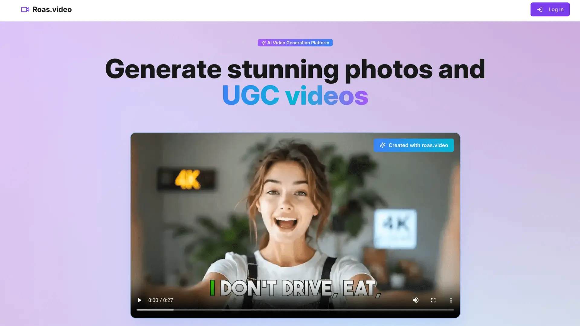 Screenshot 2 of Roas.video - Create winning UGC ads with
