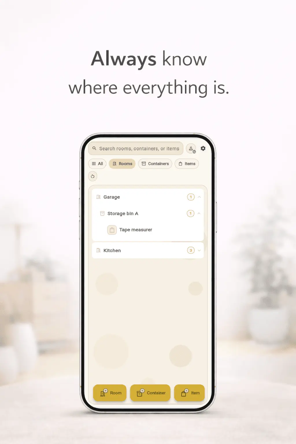 Screenshot 1 of ZenStow: Home Inventory