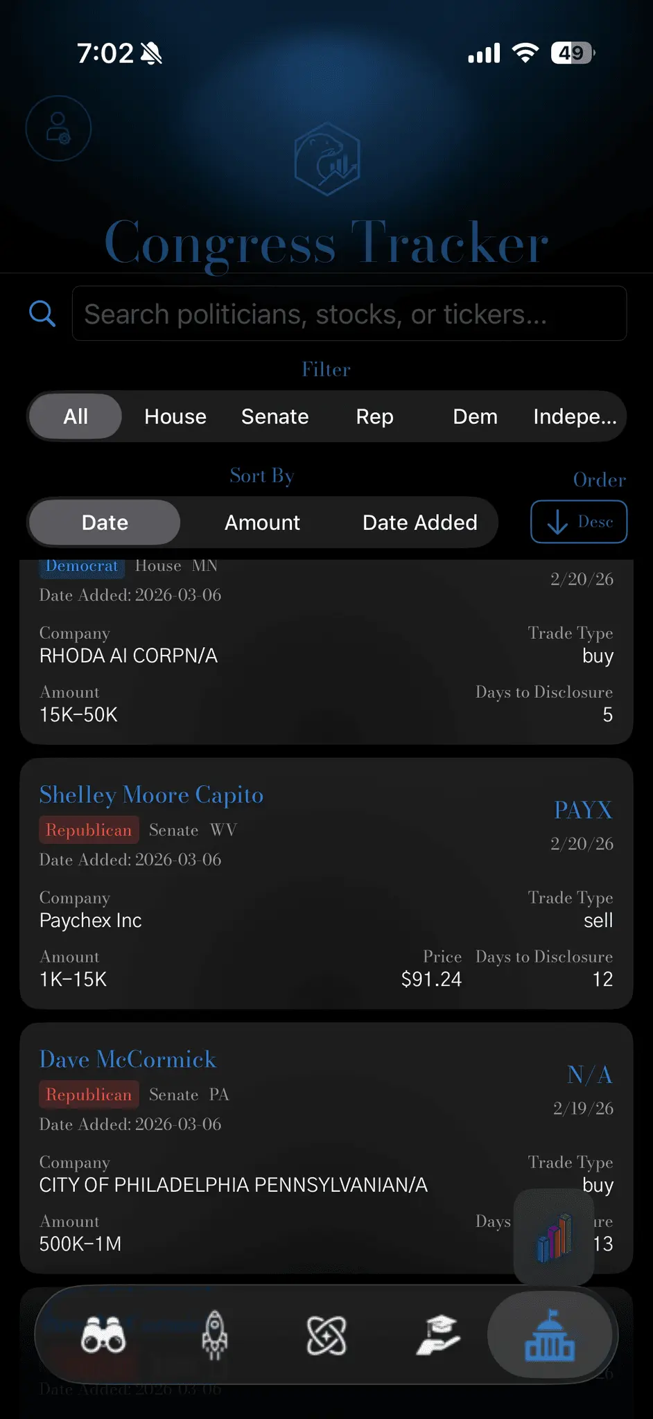 Screenshot 7 of OtterQuant App