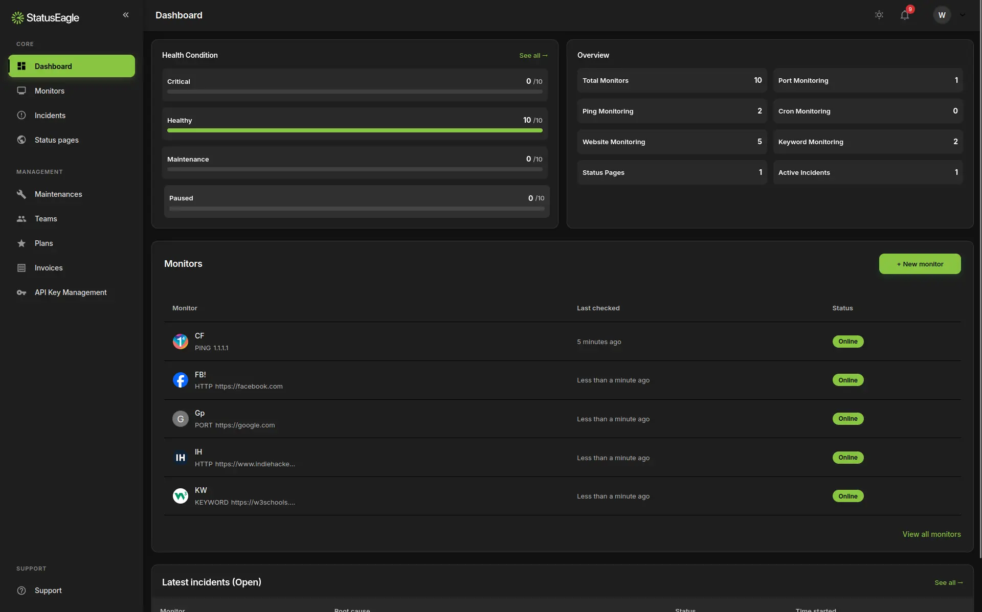 Screenshot 9 of StatusEagle