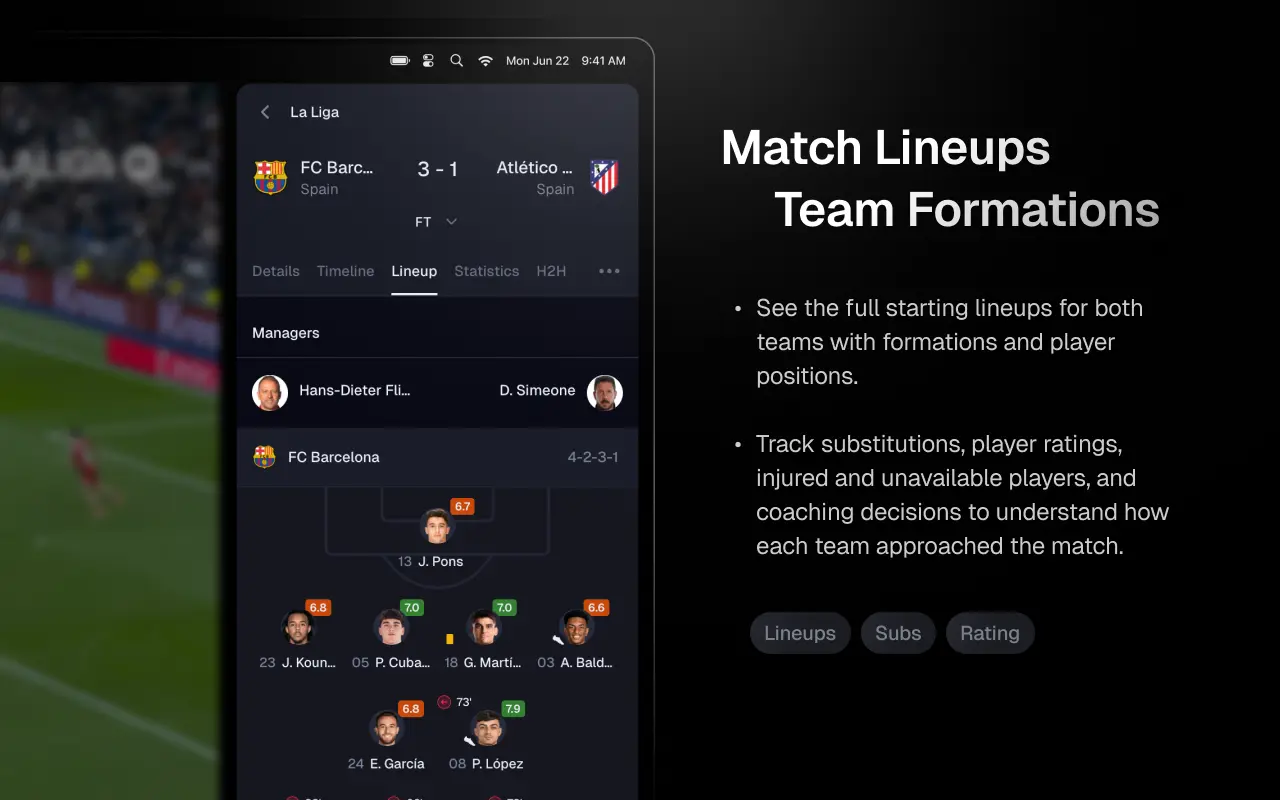 Screenshot 2 of Goal90 - Live football data in extension